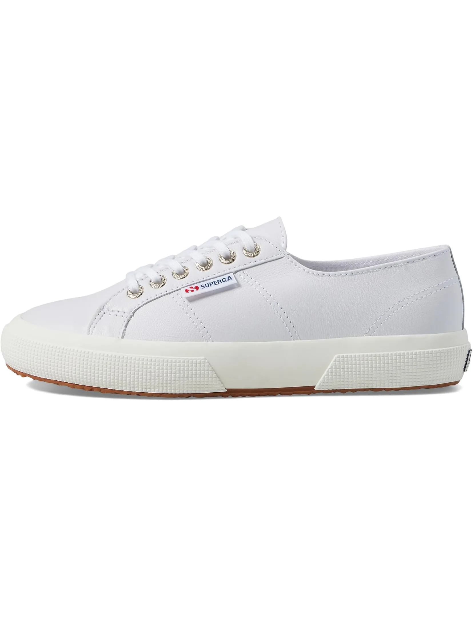 2750 Nappa Leather Classic Sneaker, Optic White pet walk