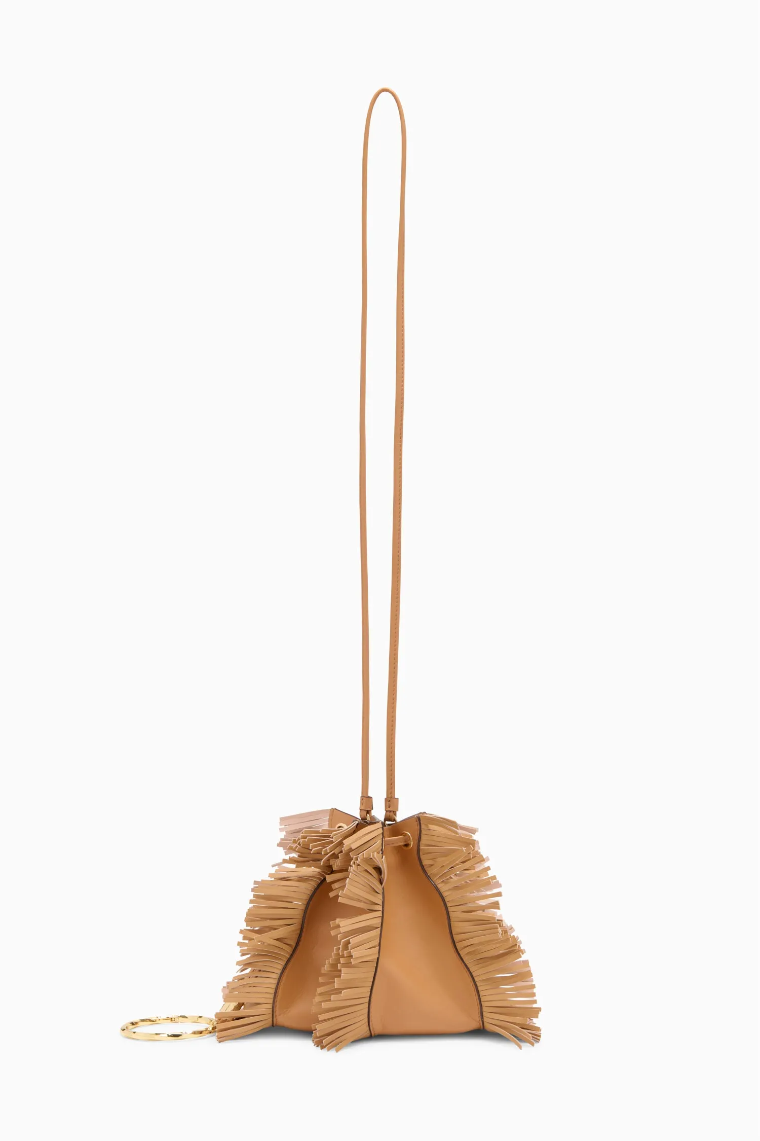 Adria Mini Pochette - Almond Fringe quick reach