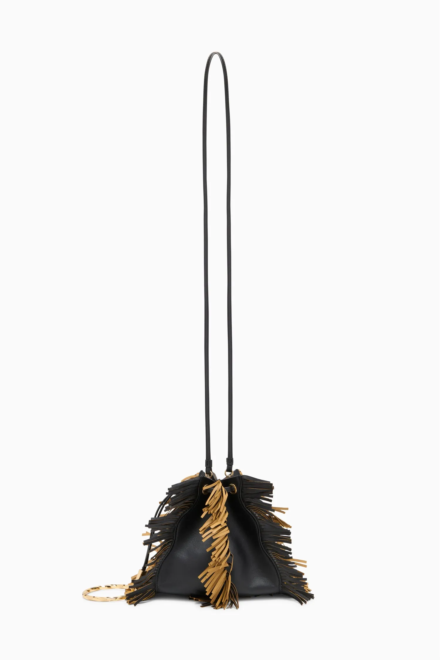 Adria Mini Pochette - Noir Fringe every fit