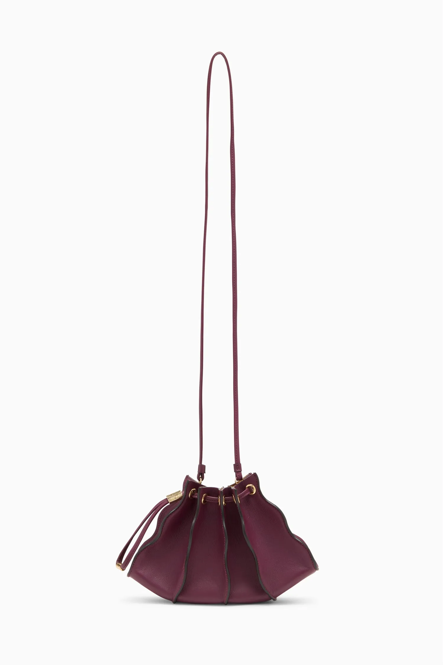 Adria Small Crossbody - Bordeaux long strap