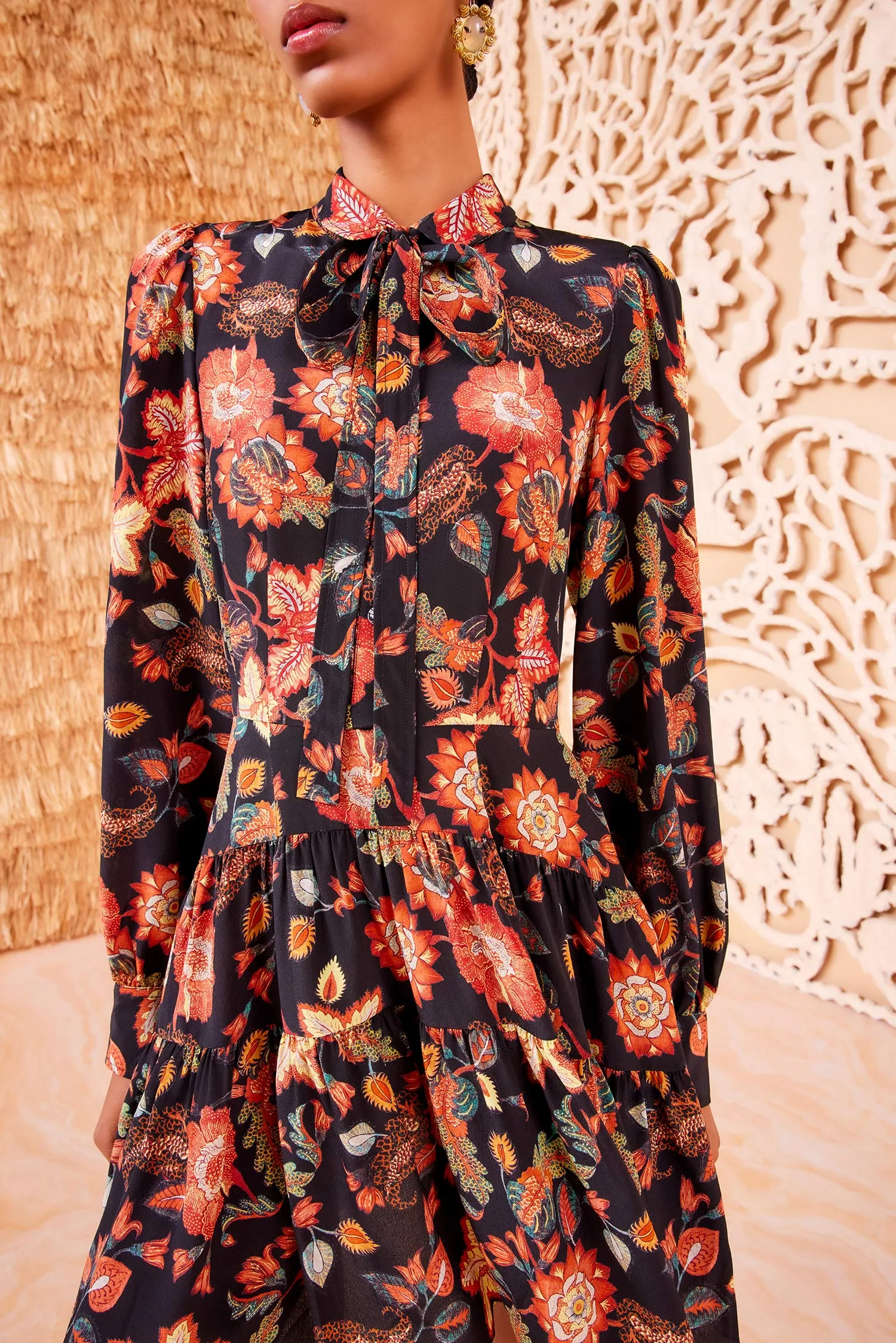 Aliya Dress - Hellebore calm beauty