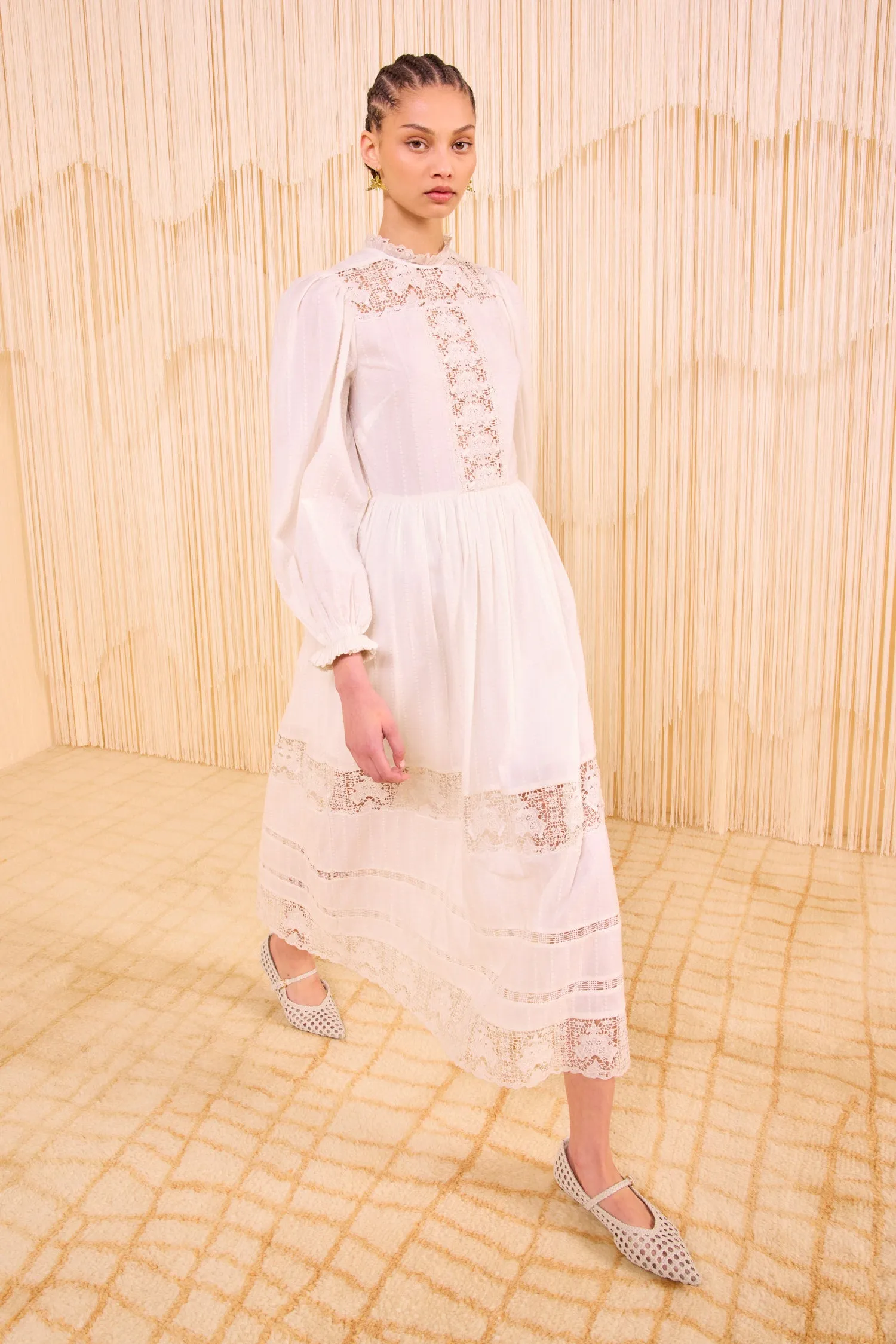 Amelie Long Sleeve Dress - Pristine low maintenance