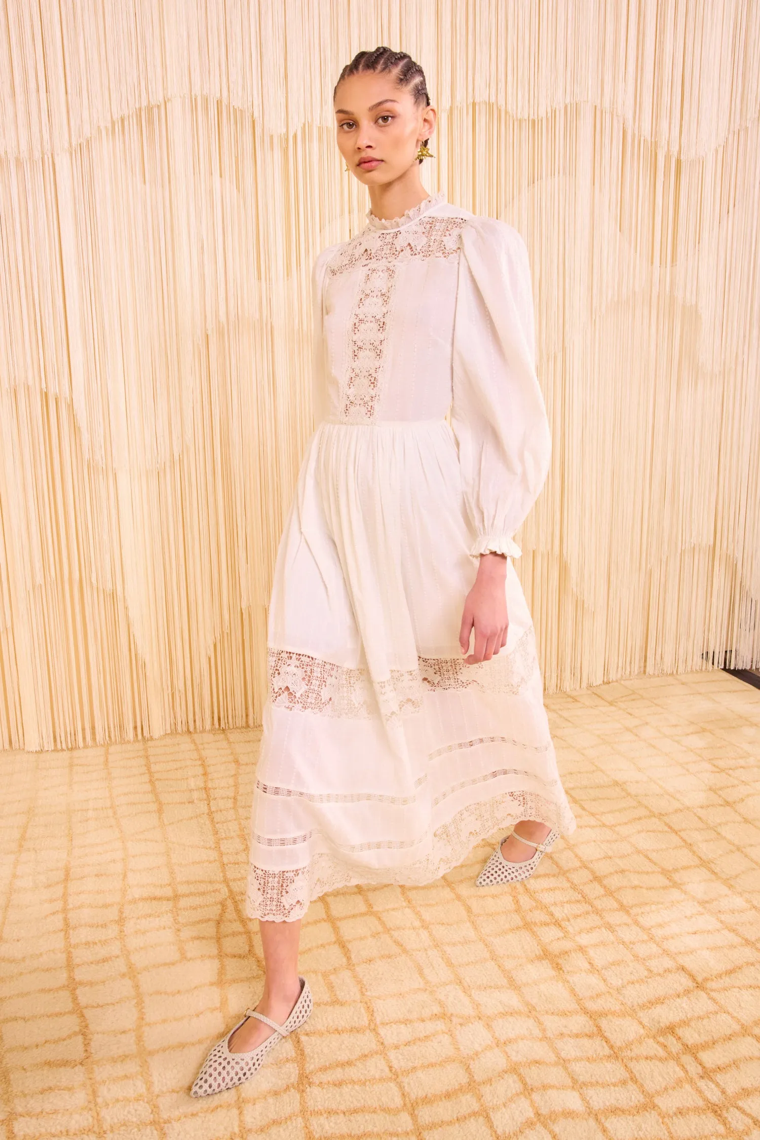 Amelie Long Sleeve Dress - Pristine low maintenance