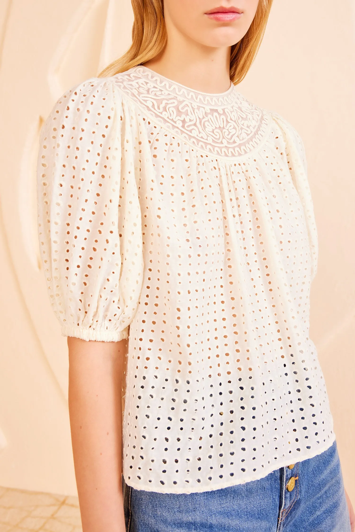 Amina Top - Ivory home relax
