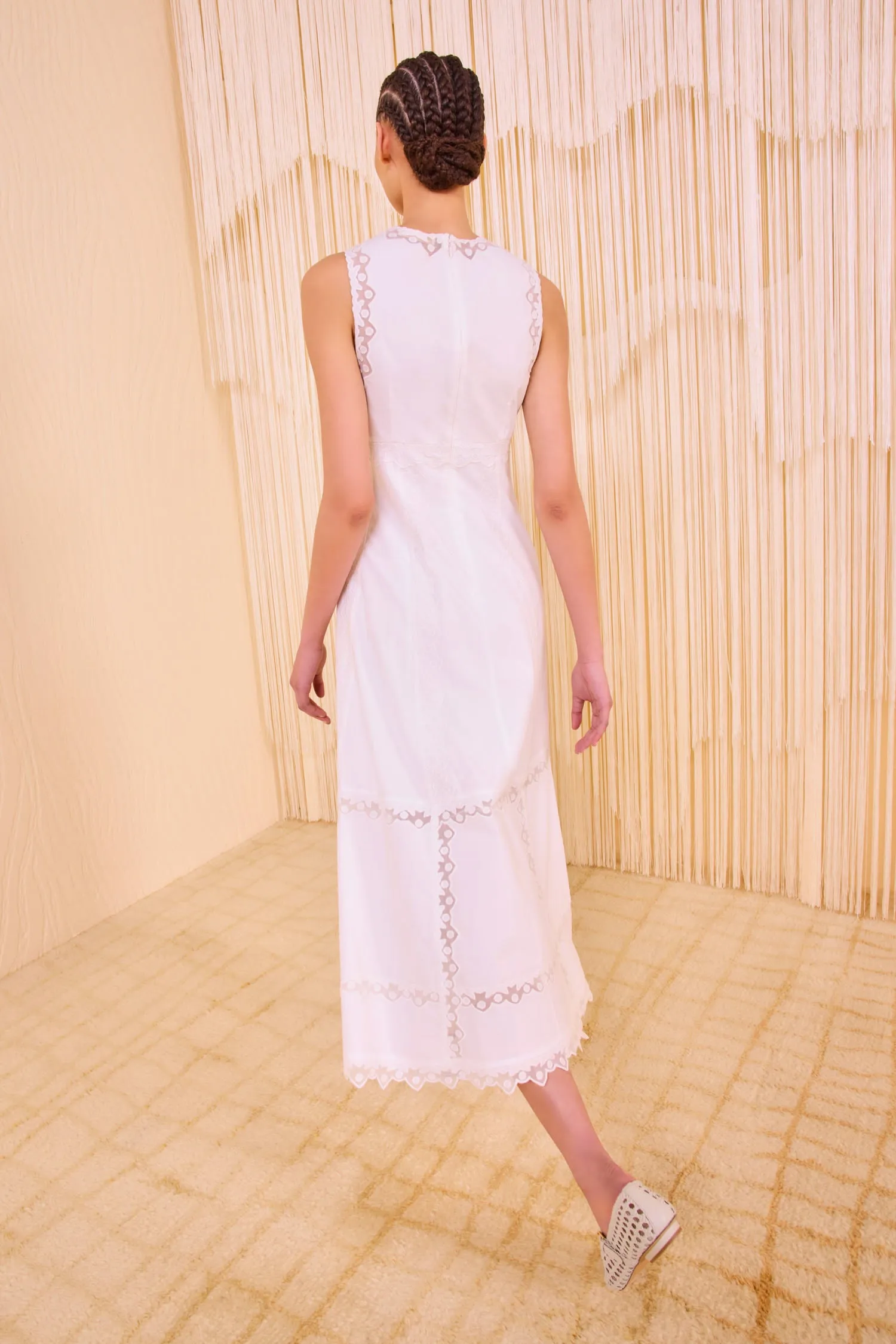 Anela Sleeveless Midi Dress - Pristine boho soul