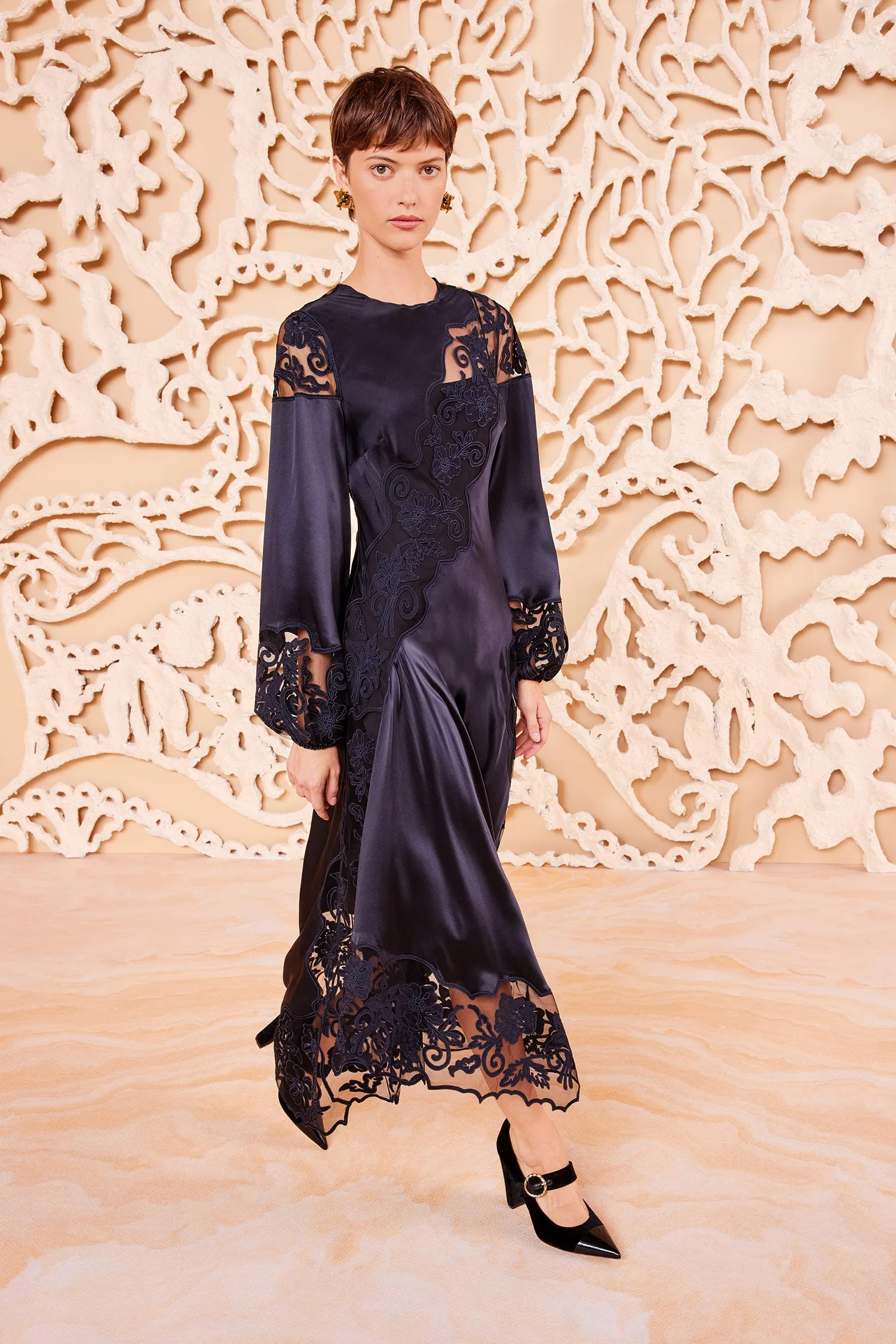 Annalise Dress - Noir polite vibe