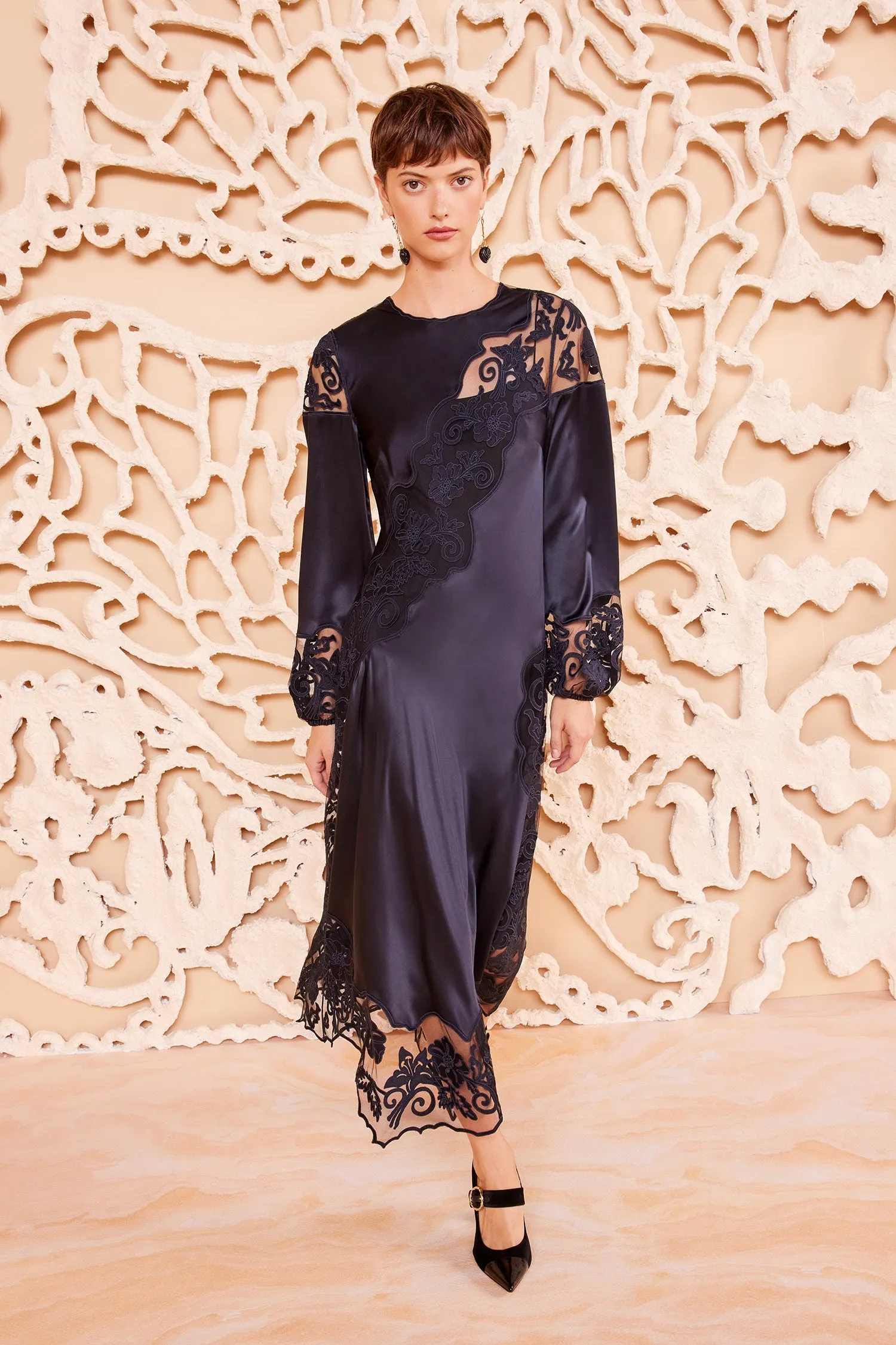 Annalise Dress - Noir polite vibe