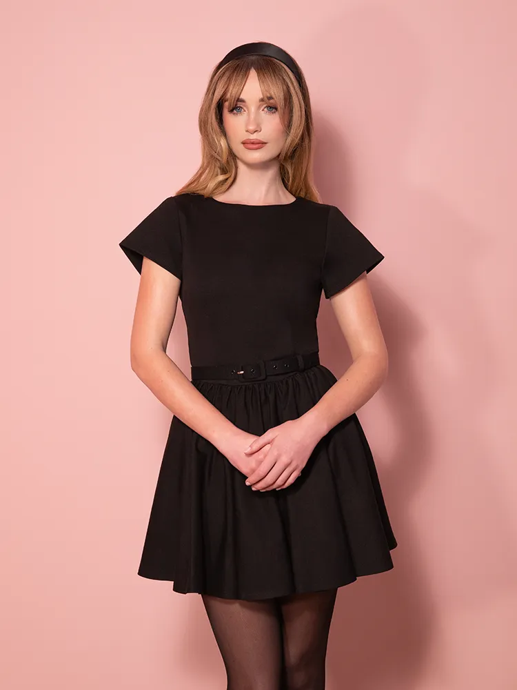 Avon Swing Dress in Black MINI - Vixen by Micheline Pitt layer base