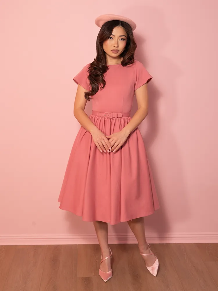 Avon Swing Dress in Vixen Pink - Vixen by Micheline Pitt zip mood