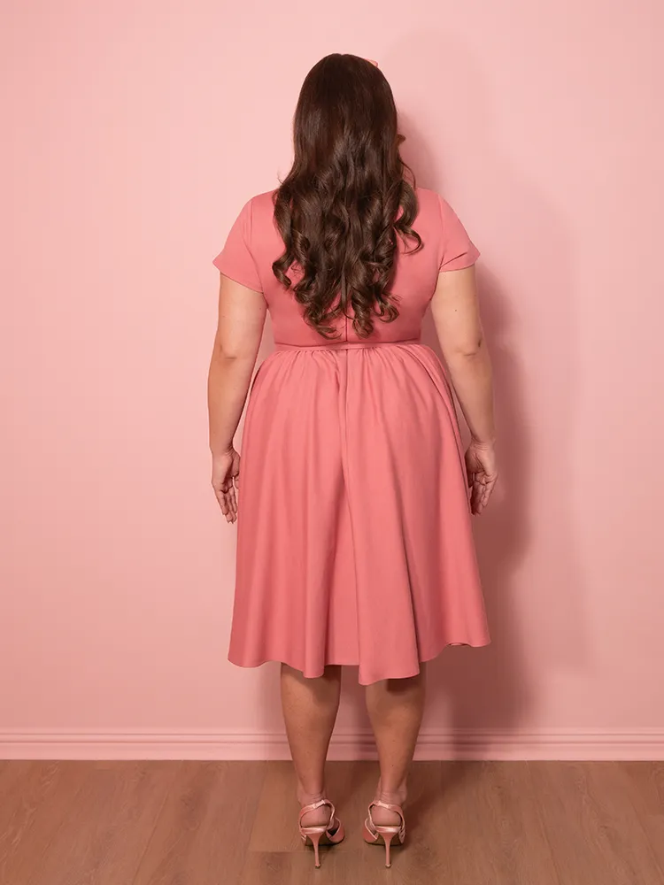 Avon Swing Dress in Vixen Pink - Vixen by Micheline Pitt zip mood