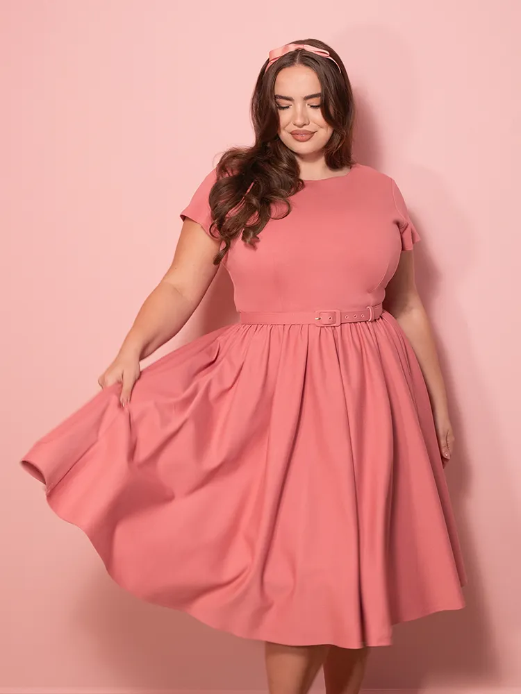 Avon Swing Dress in Vixen Pink - Vixen by Micheline Pitt zip mood
