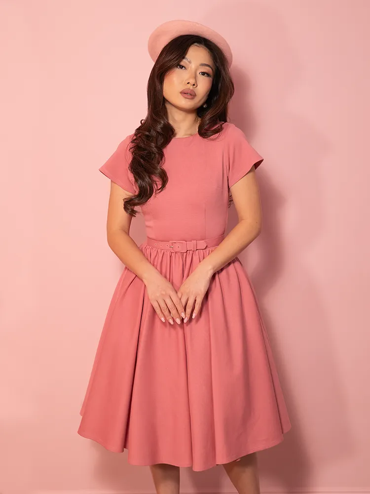 Avon Swing Dress in Vixen Pink - Vixen by Micheline Pitt zip mood