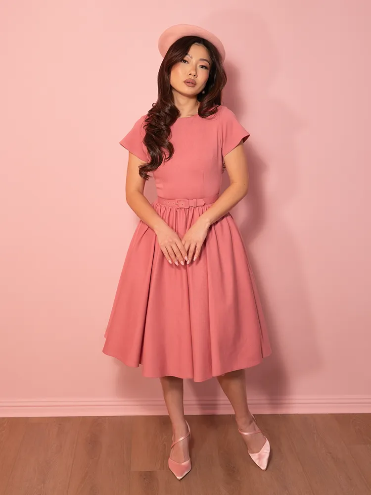 Avon Swing Dress in Vixen Pink - Vixen by Micheline Pitt zip mood