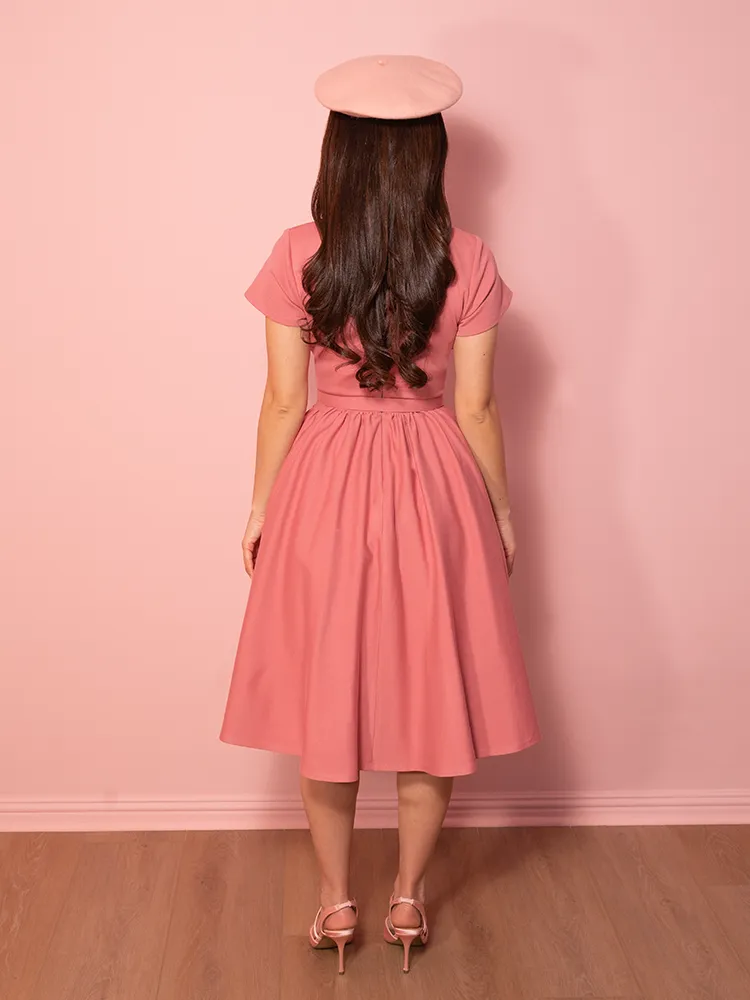 Avon Swing Dress in Vixen Pink - Vixen by Micheline Pitt zip mood