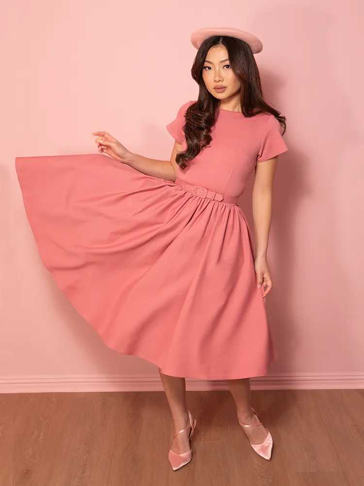 Avon Swing Dress in Vixen Pink - Vixen by Micheline Pitt zip mood