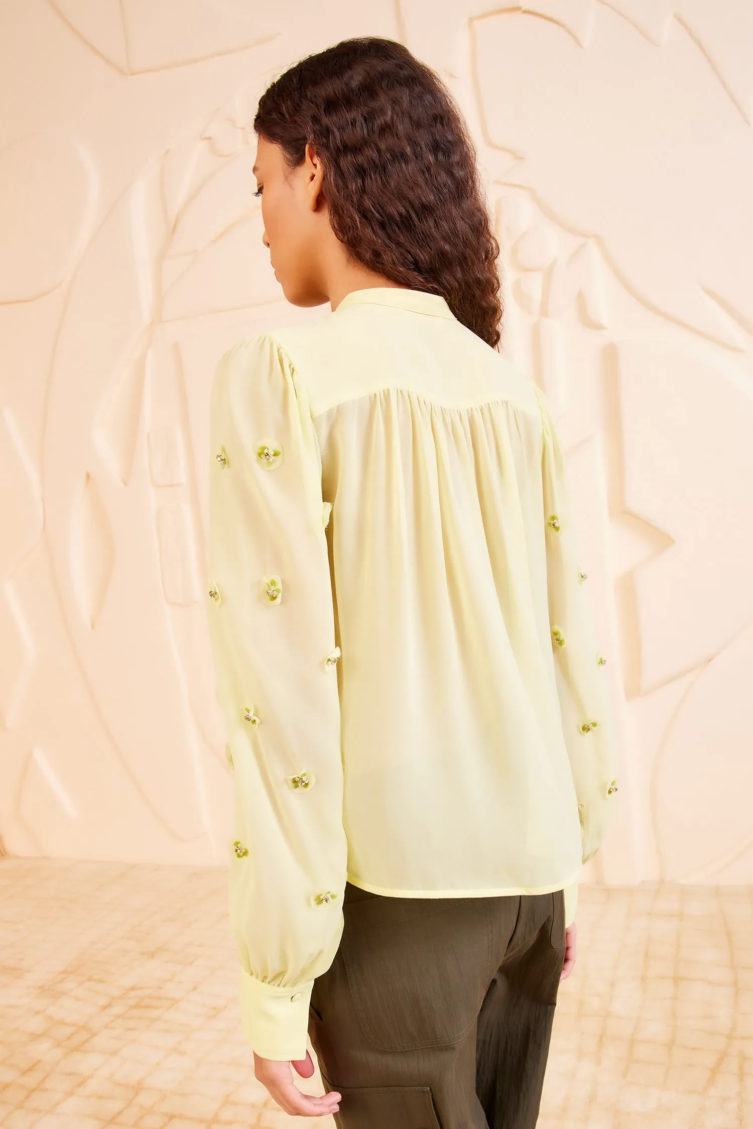 Bea Blouse - Citron button play