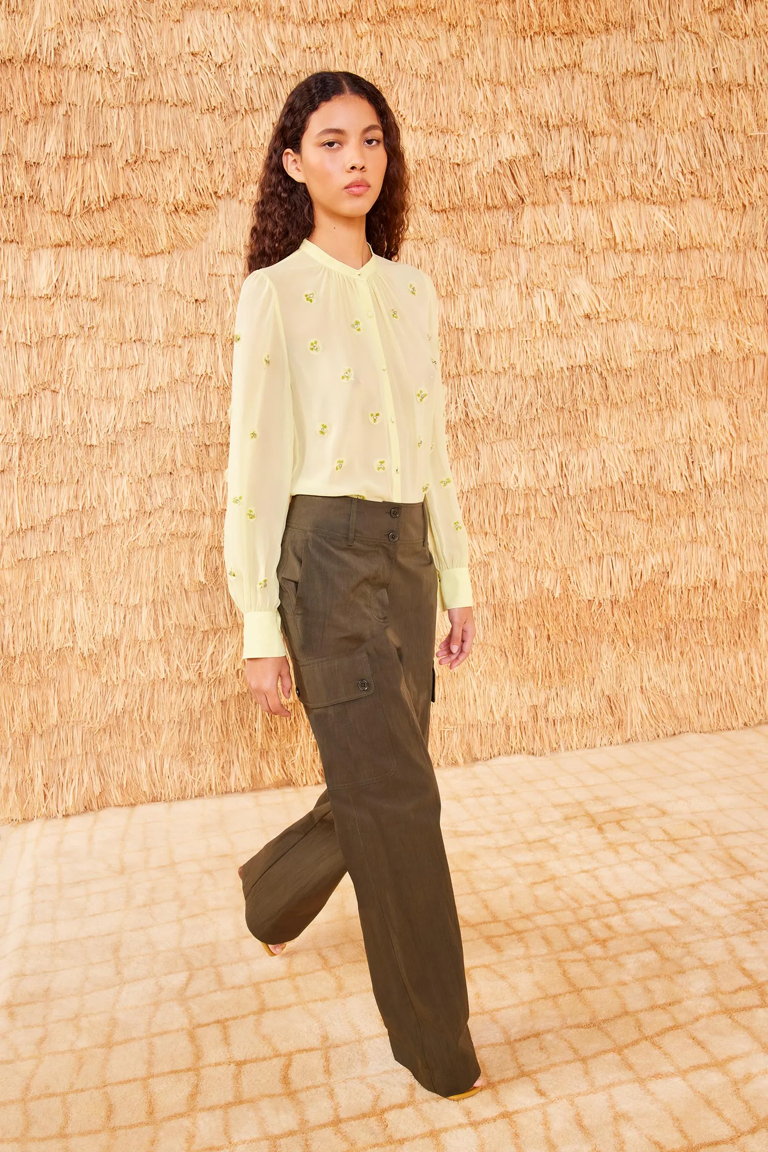 Bea Blouse - Citron button play