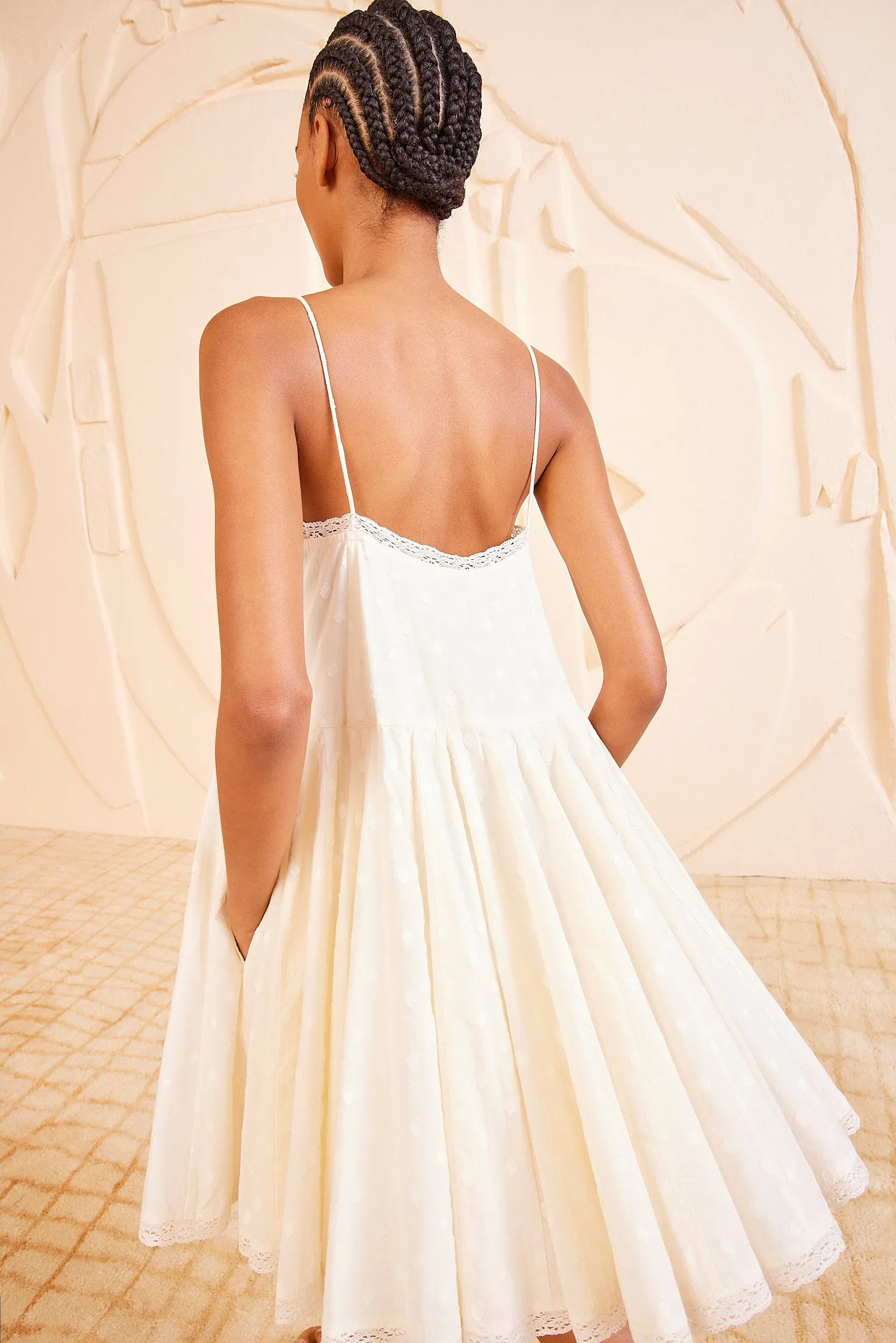 Beatriz Dress - Pristine nordic plain