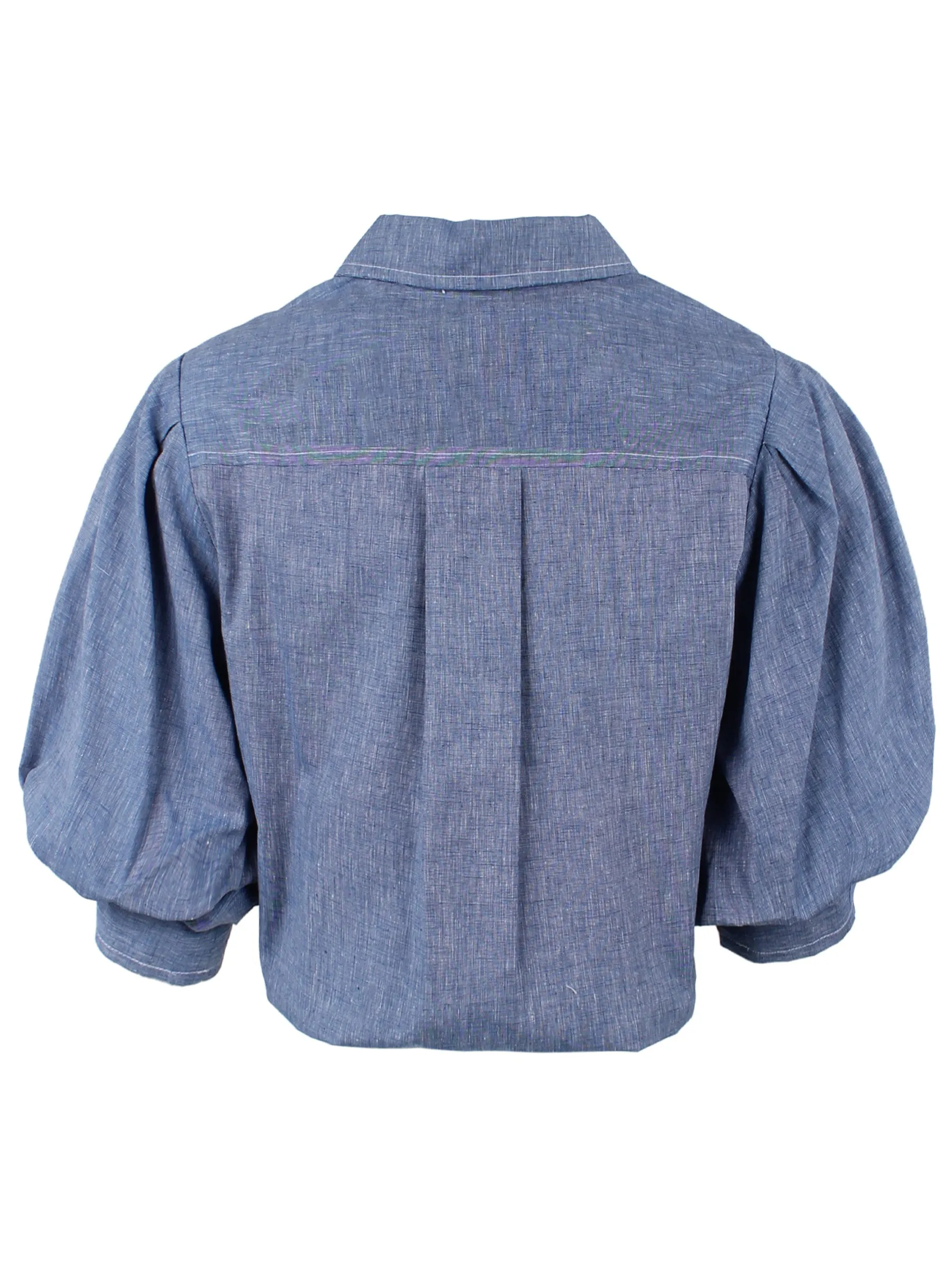 Bomba Blouson Sleeve Twist Hem Blouse, Pale Yellow quiet tone