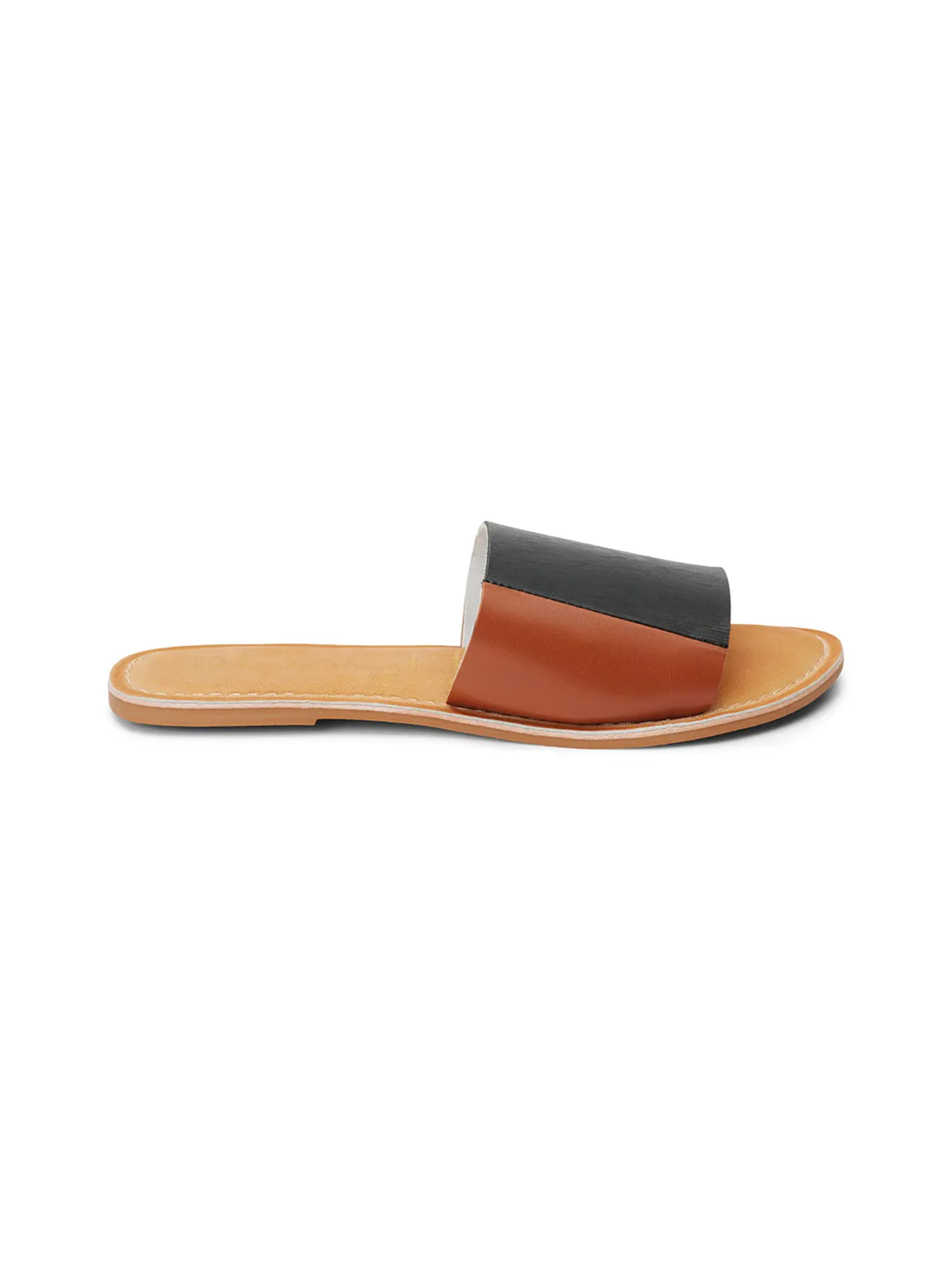Bonfire Leather Slide curve hug
