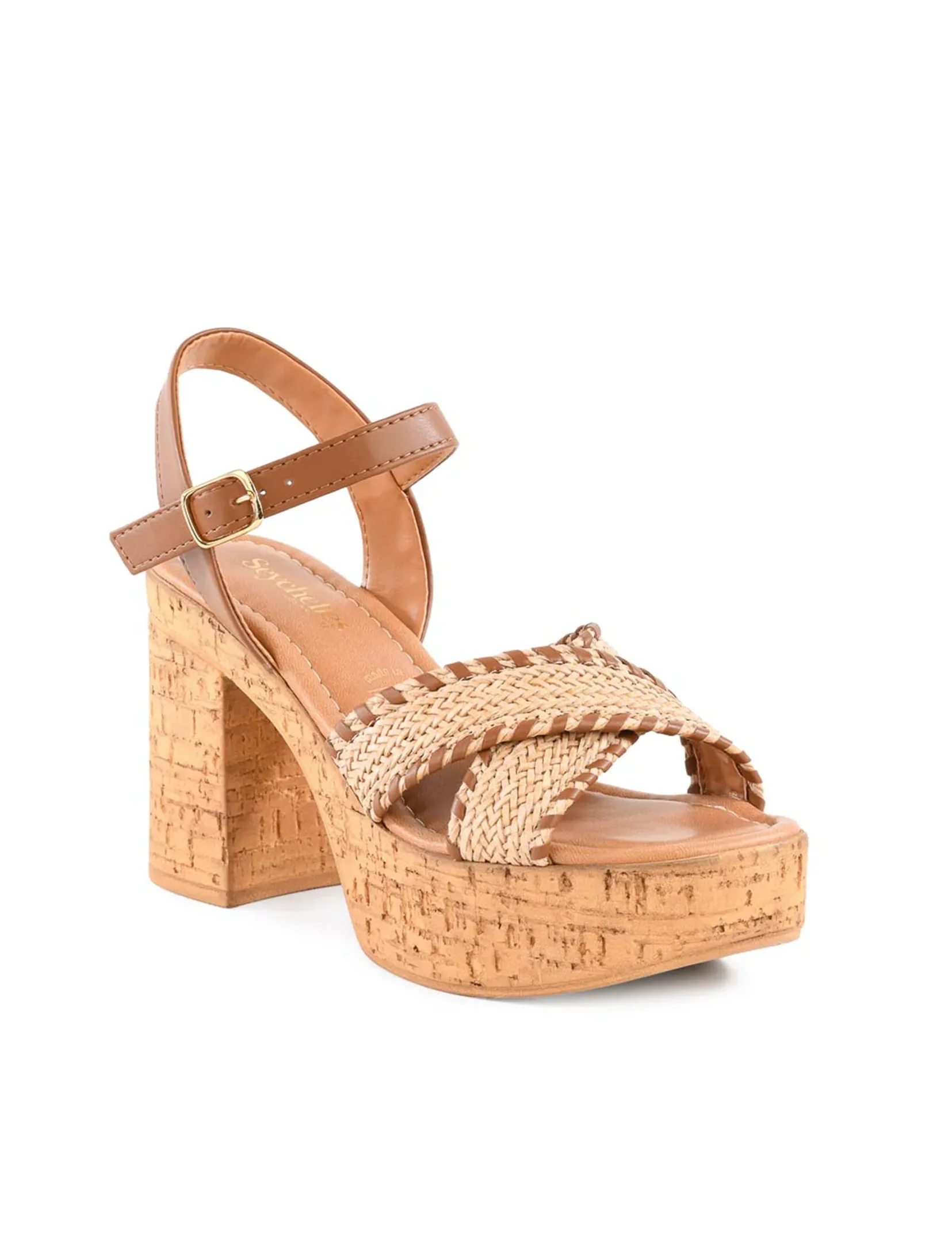 Bravo Sandal, Tan/Natural soft base