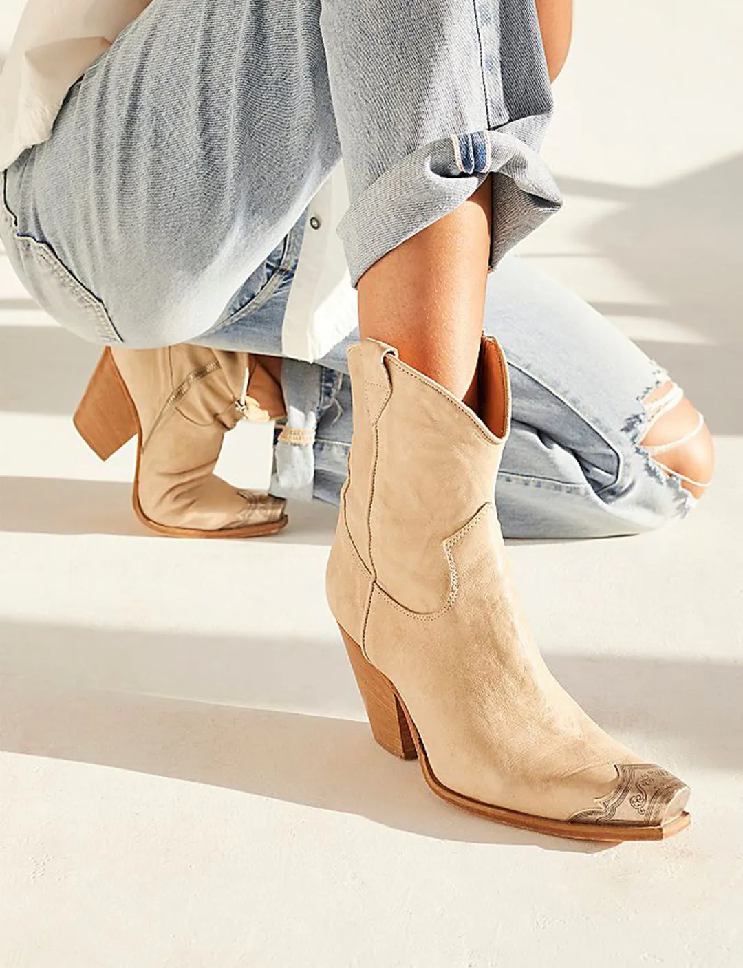 Brayden Western Boot, Bone grip tread