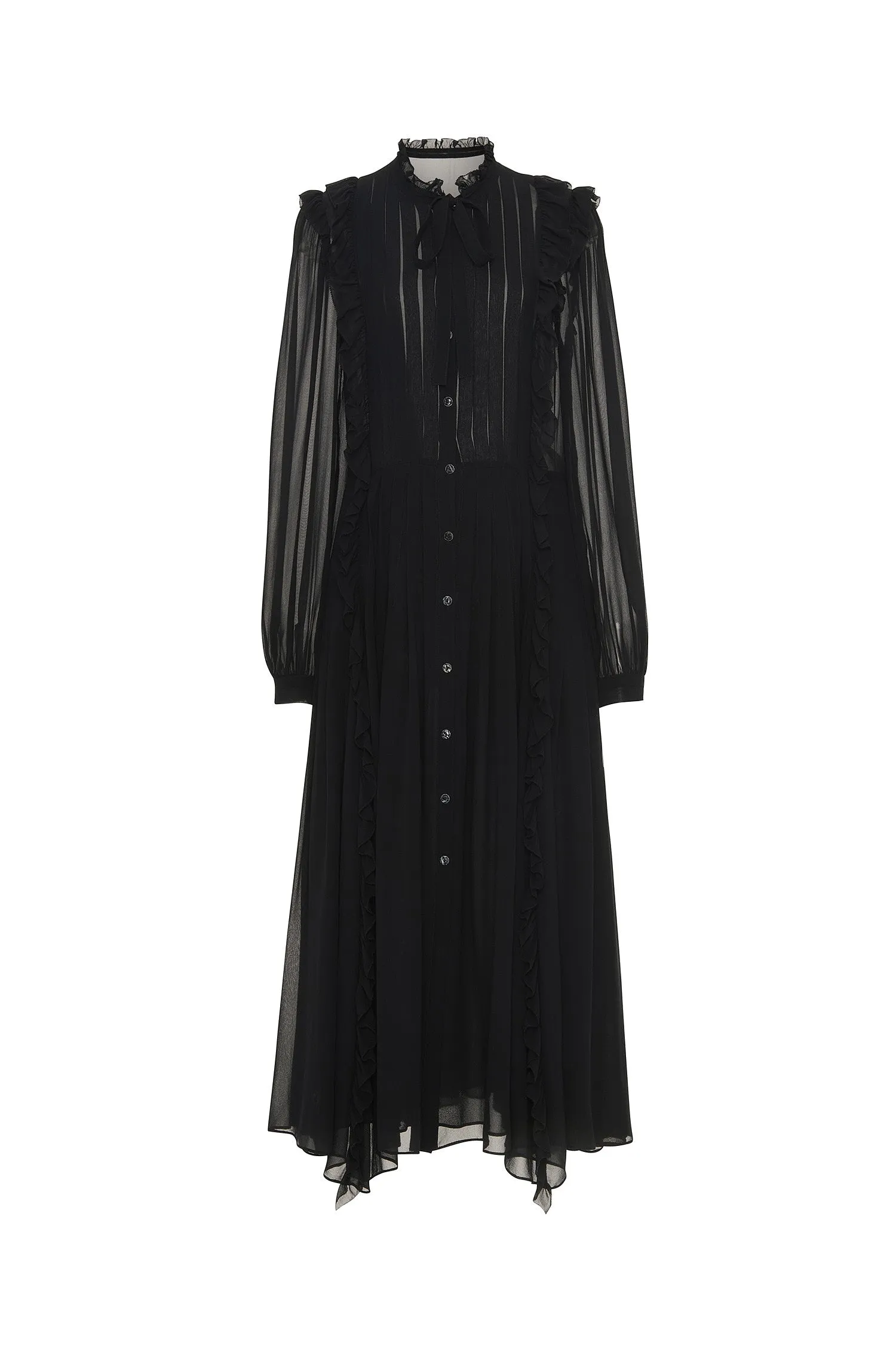 Brielle Dress - Noir soft mesh