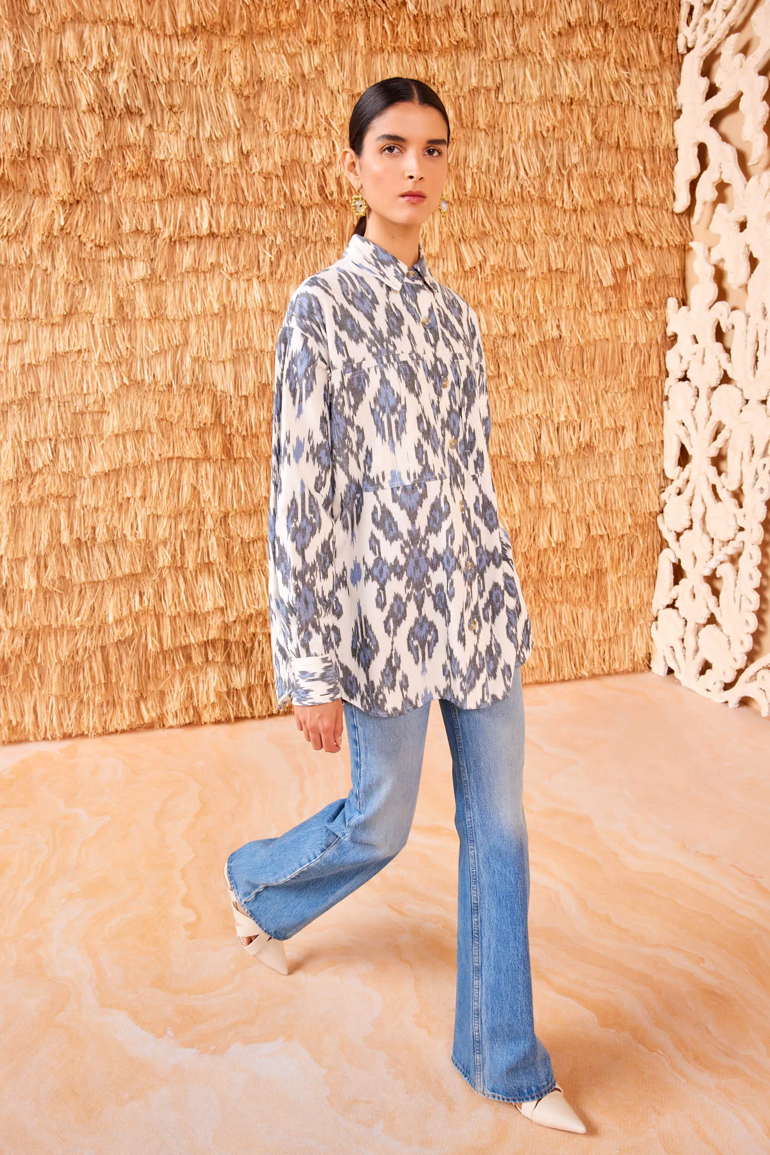 Cassia Tunic - Celeste studio mode