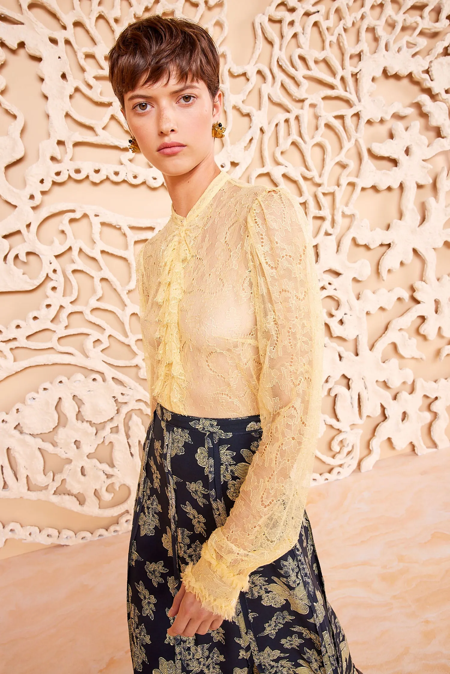 Cecile Blouse - Lemonbalm move free