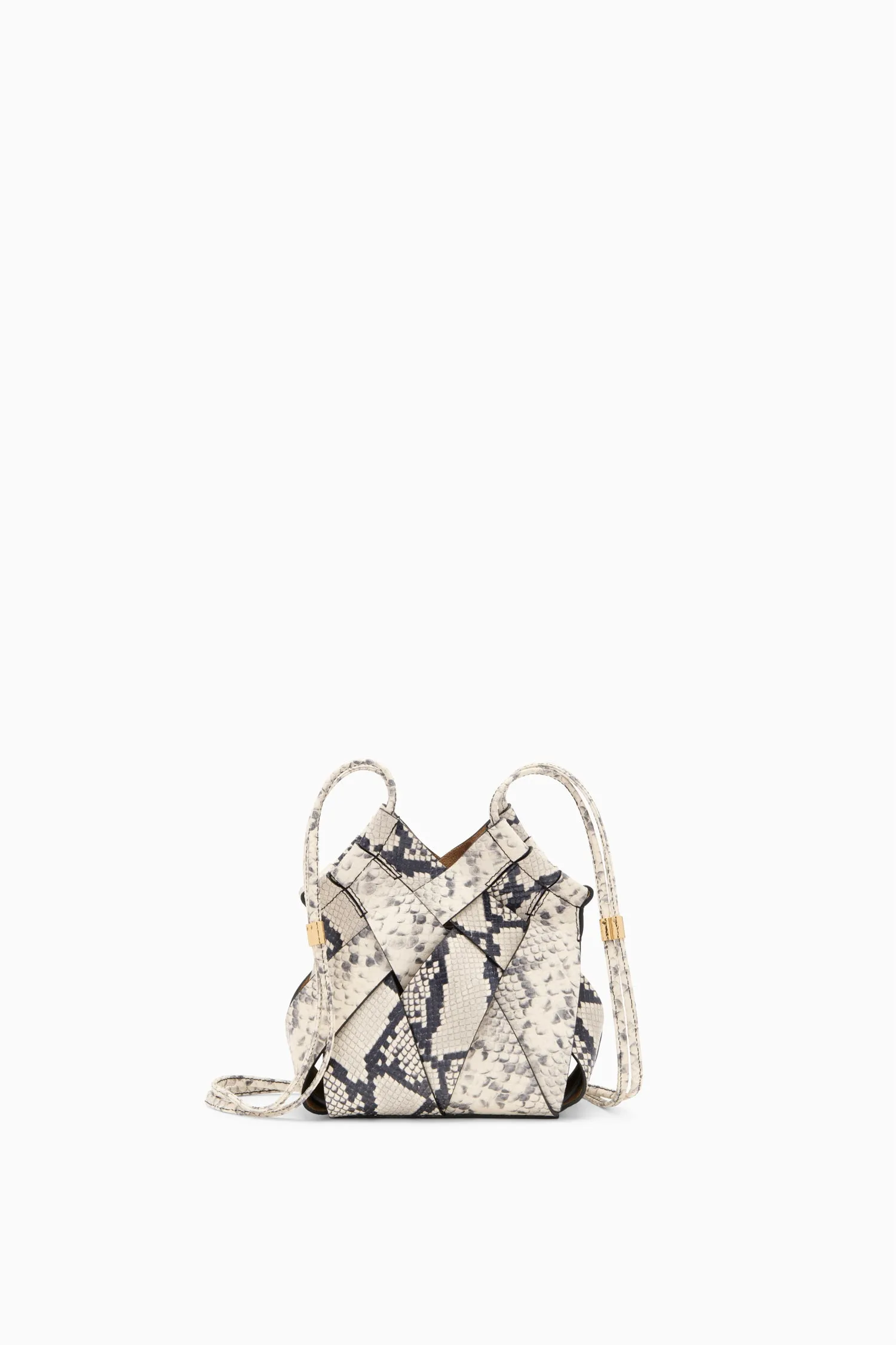 Charlotte Crossbody - Cowrie Embossed soft grain