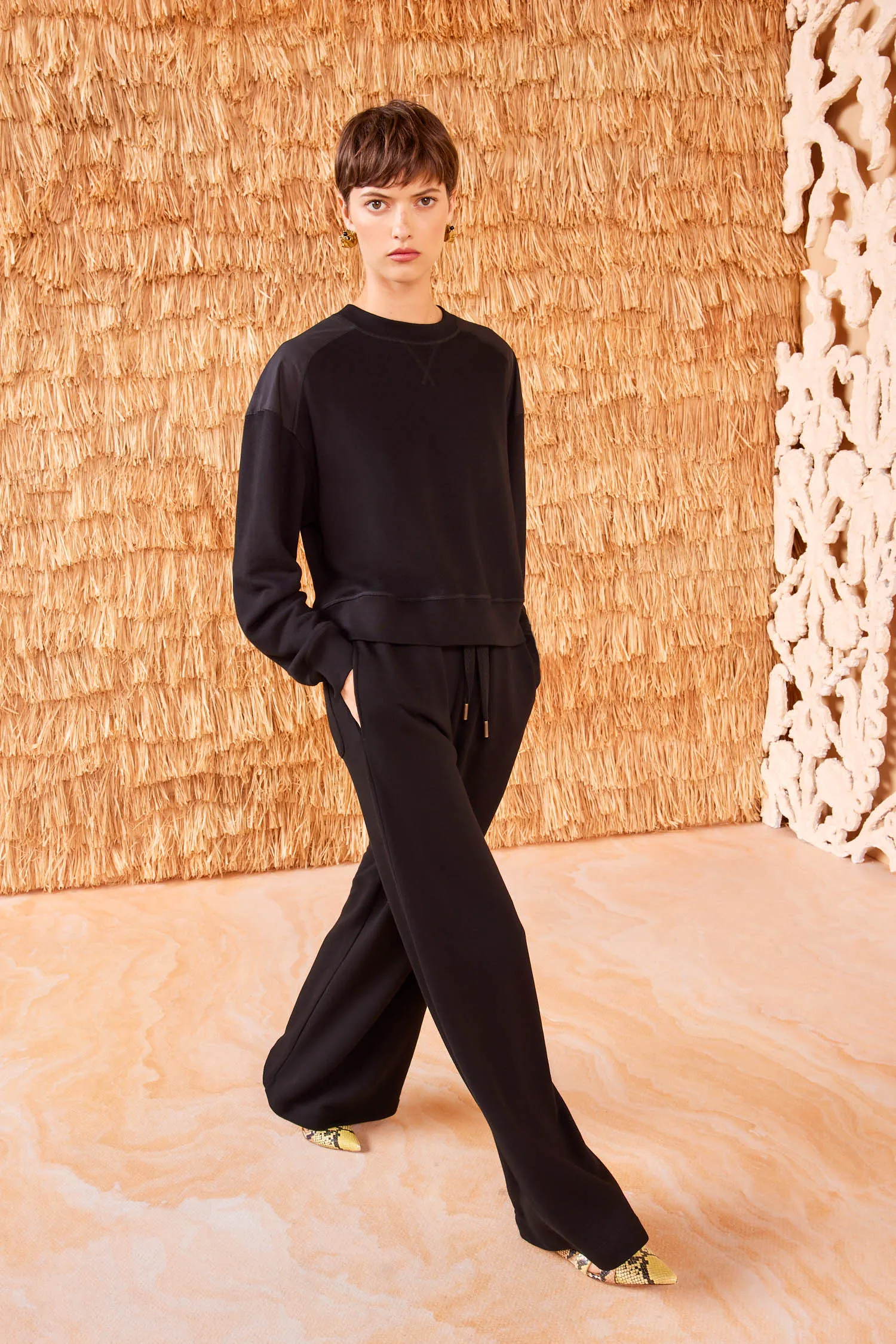 Clarke Pant - Noir hoodie safe