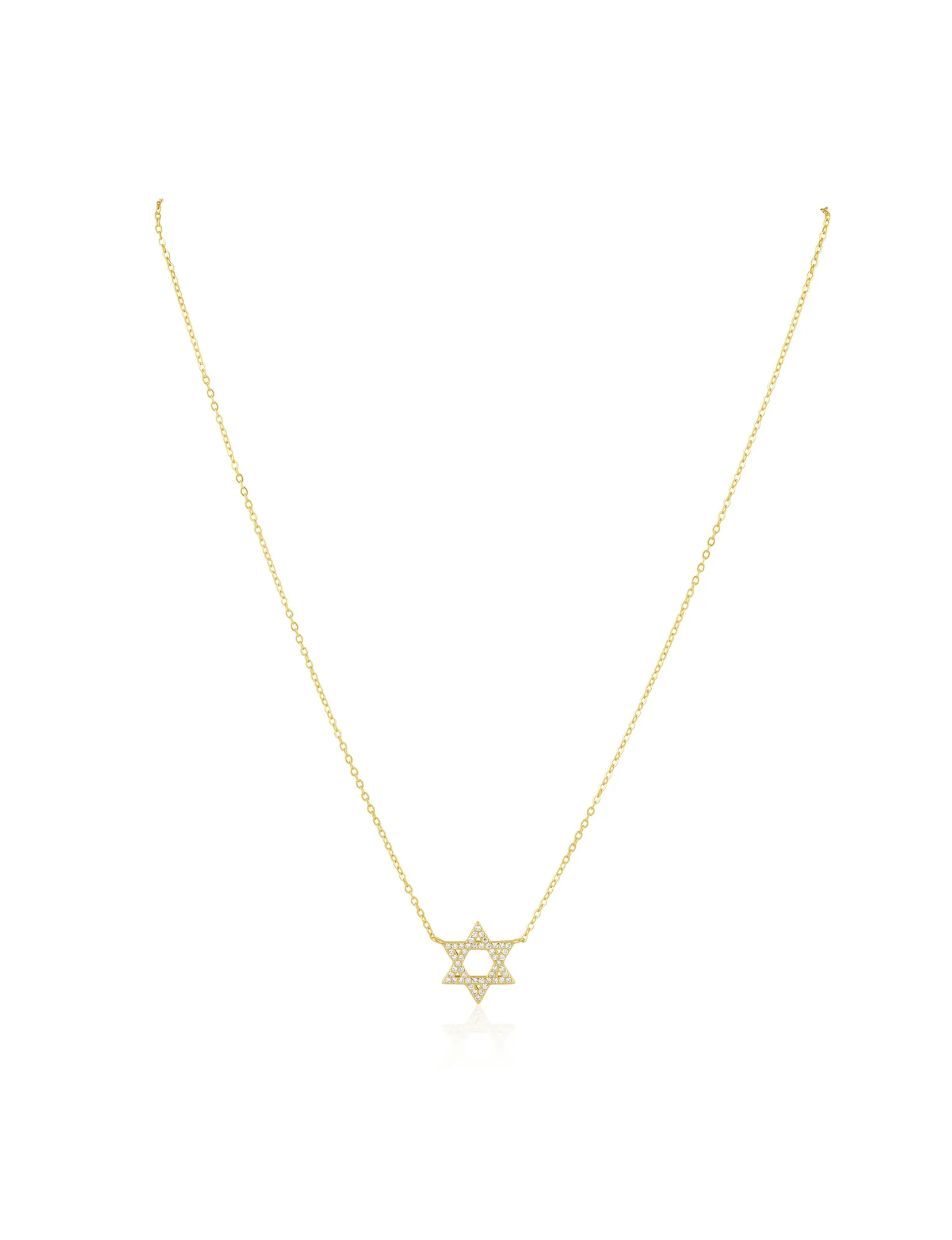 Classic Star Of David Necklace, Gold couple vibe