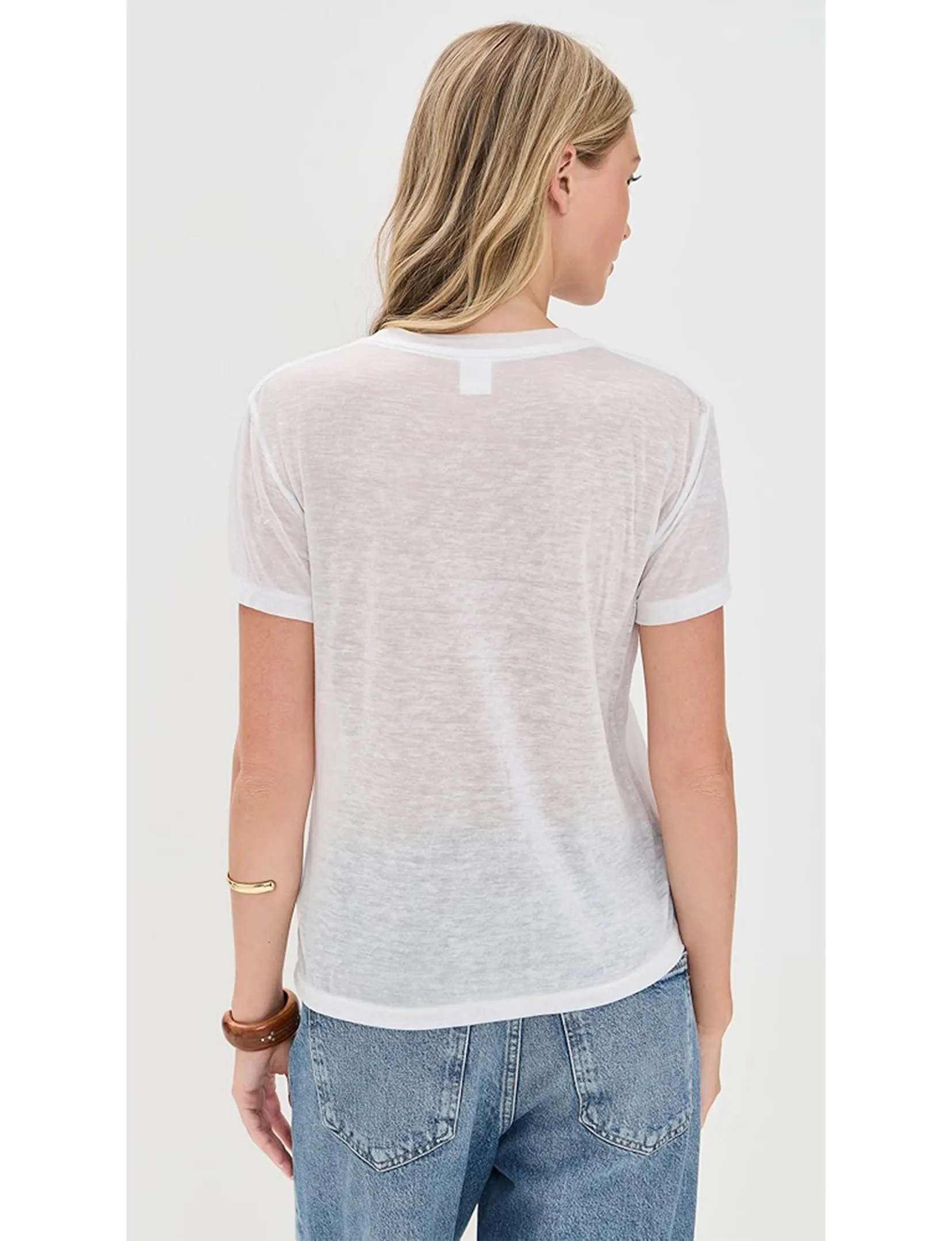 Classic Tee Cowgirl, Optic White sunny hour