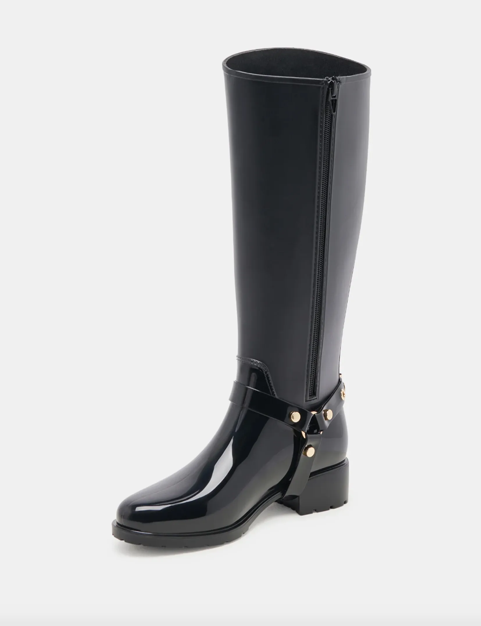 Cloudy H2O Riding Boot, Midnight Patent Stella urban edge