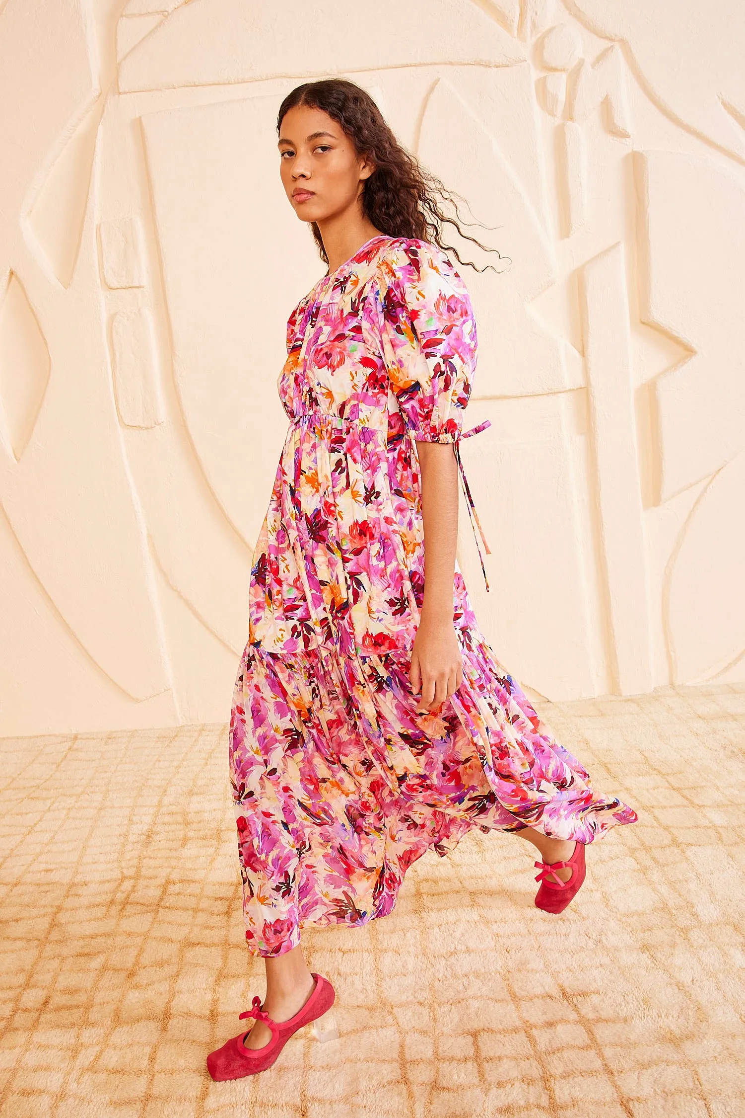 Collage Dress - Azalea smooth fit