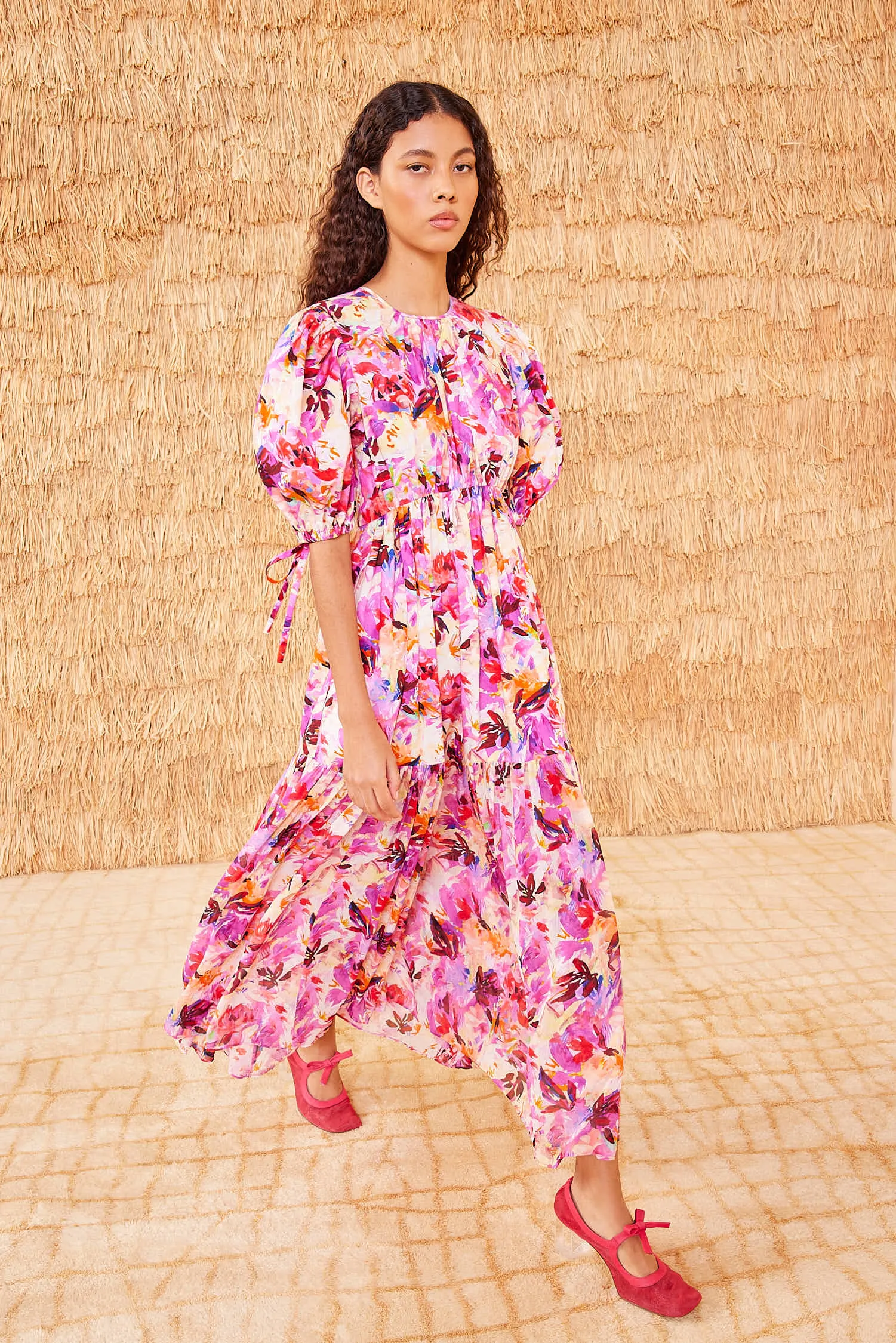 Collage Dress - Azalea smooth fit
