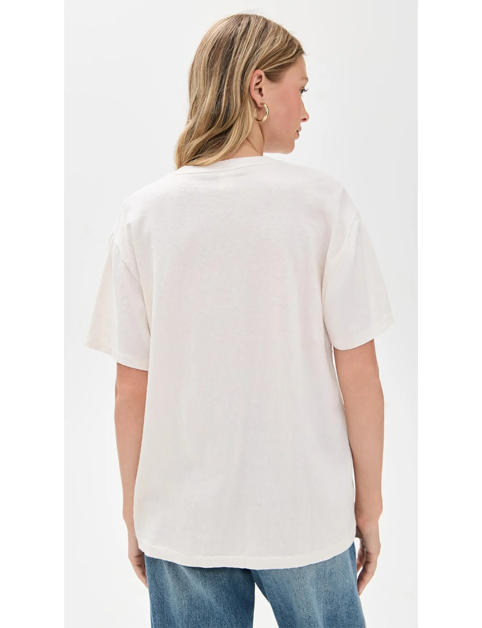 Cowboy Butts Boyfriend Tee, Vintage White easy style