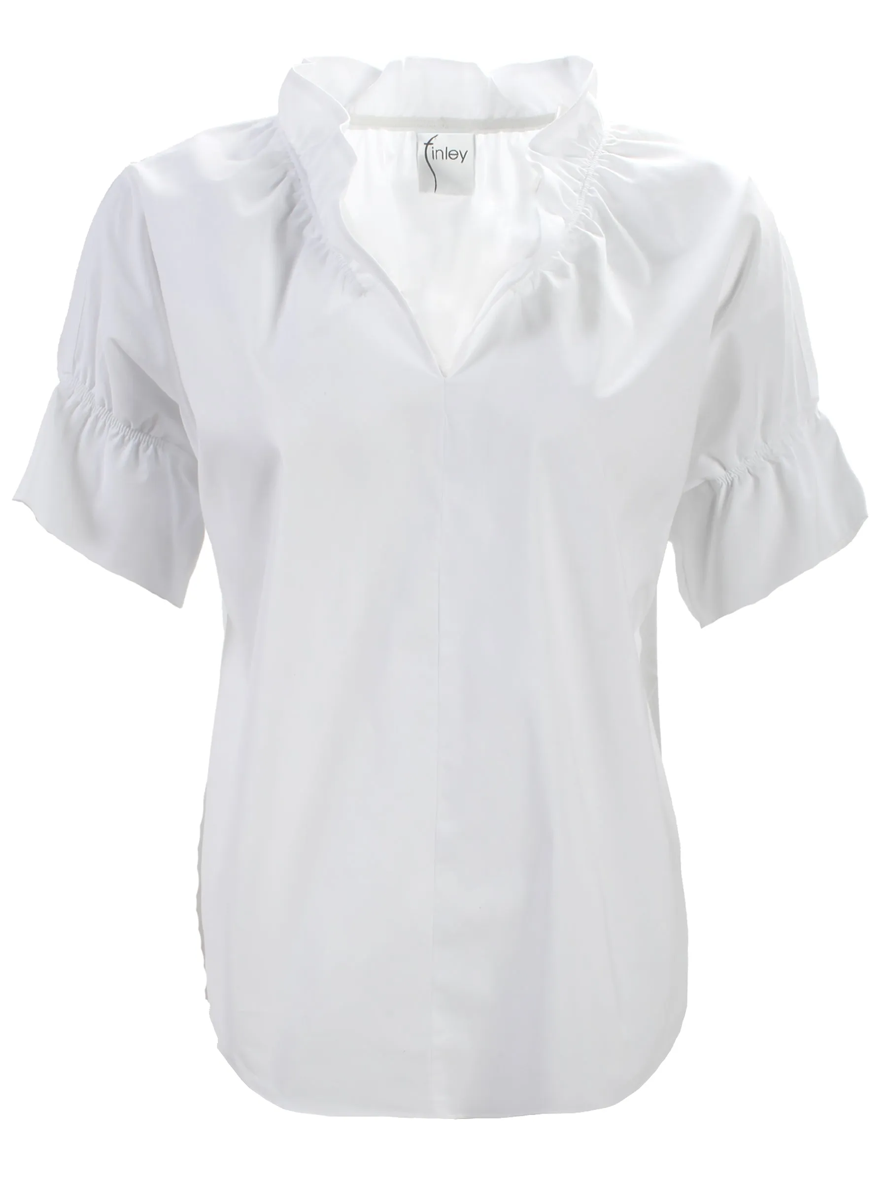 Crosby White Silky Poplin Shirt quick dry