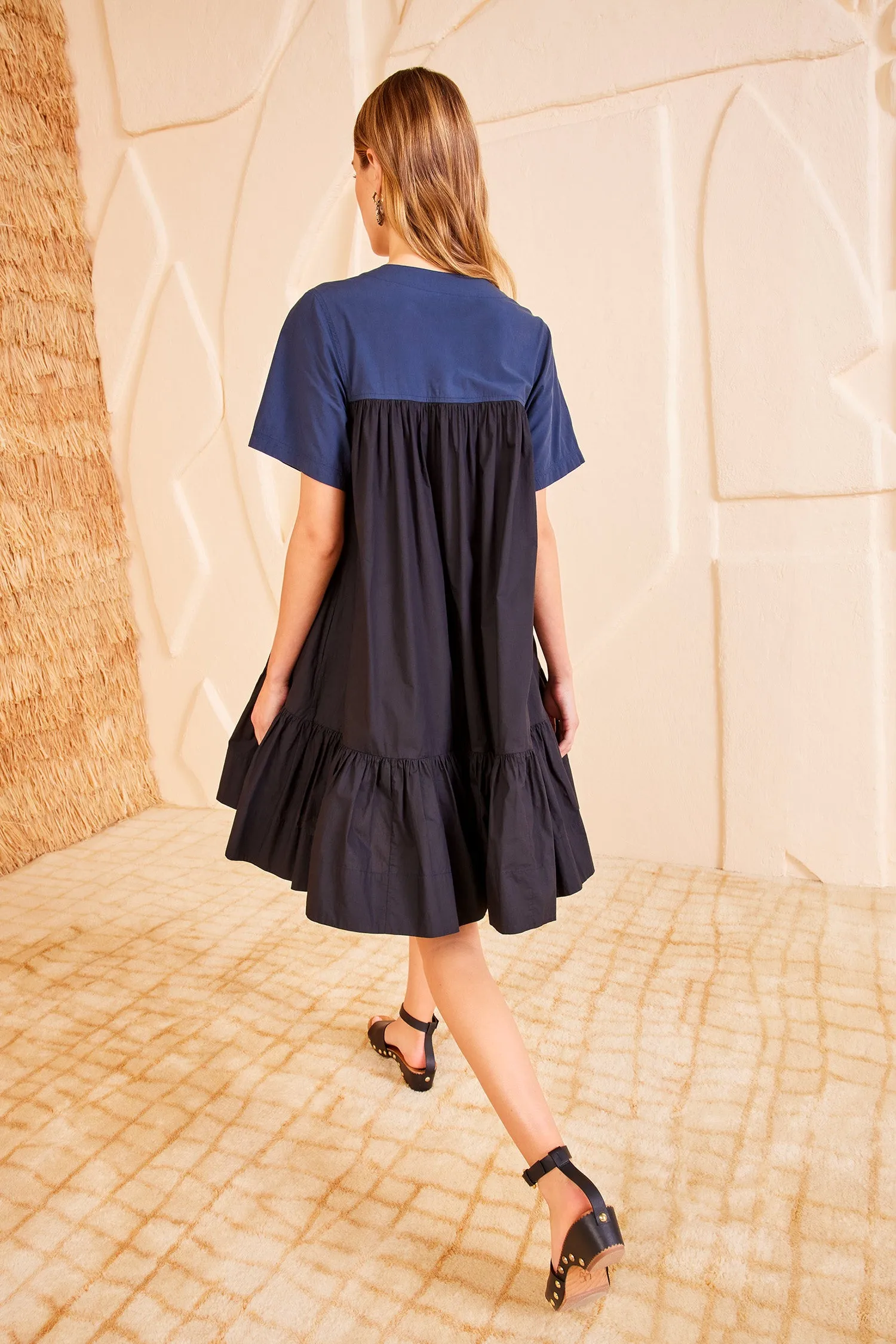 Cyrus Dress - Twilight Colorblock night charm