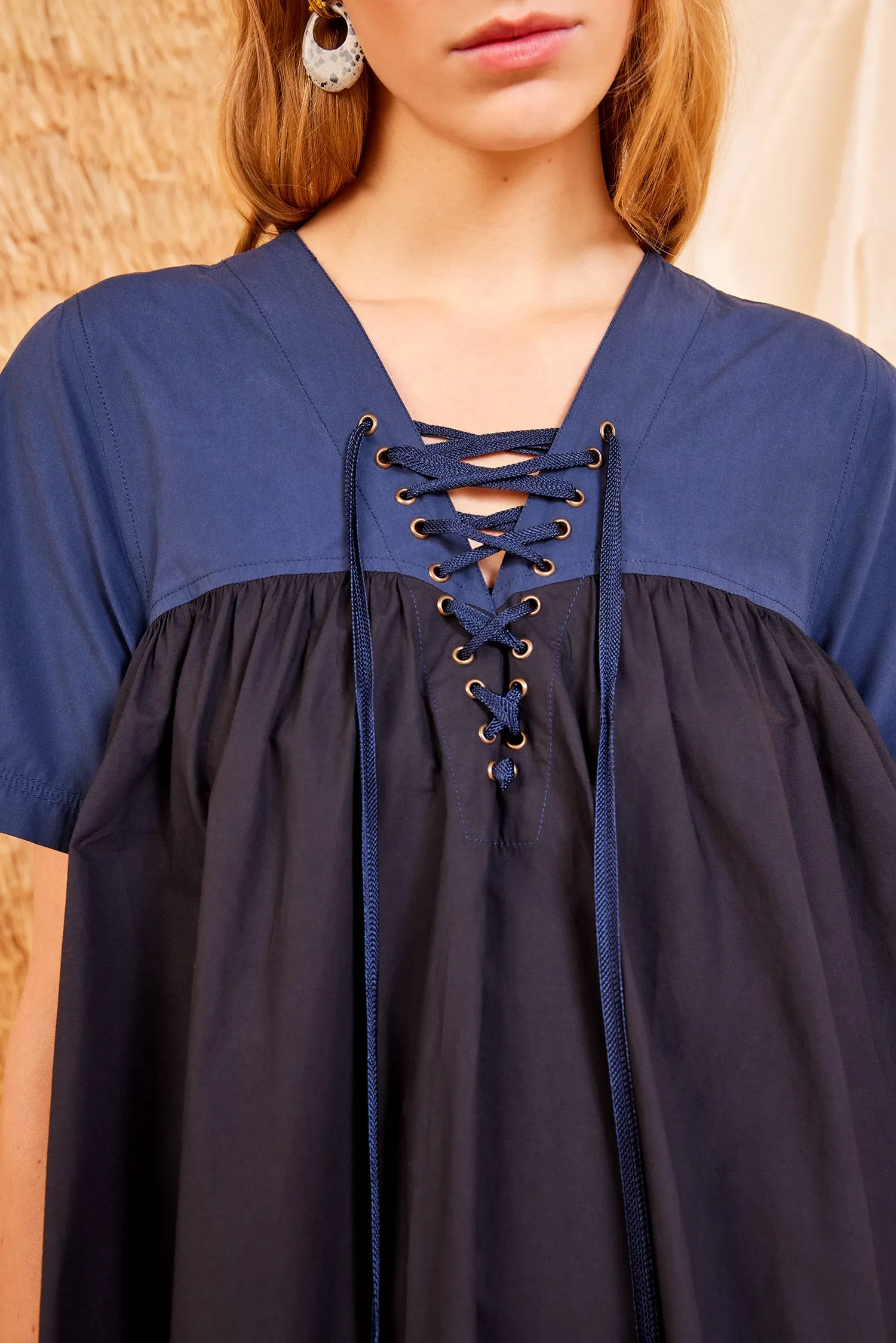 Cyrus Dress - Twilight Colorblock night charm