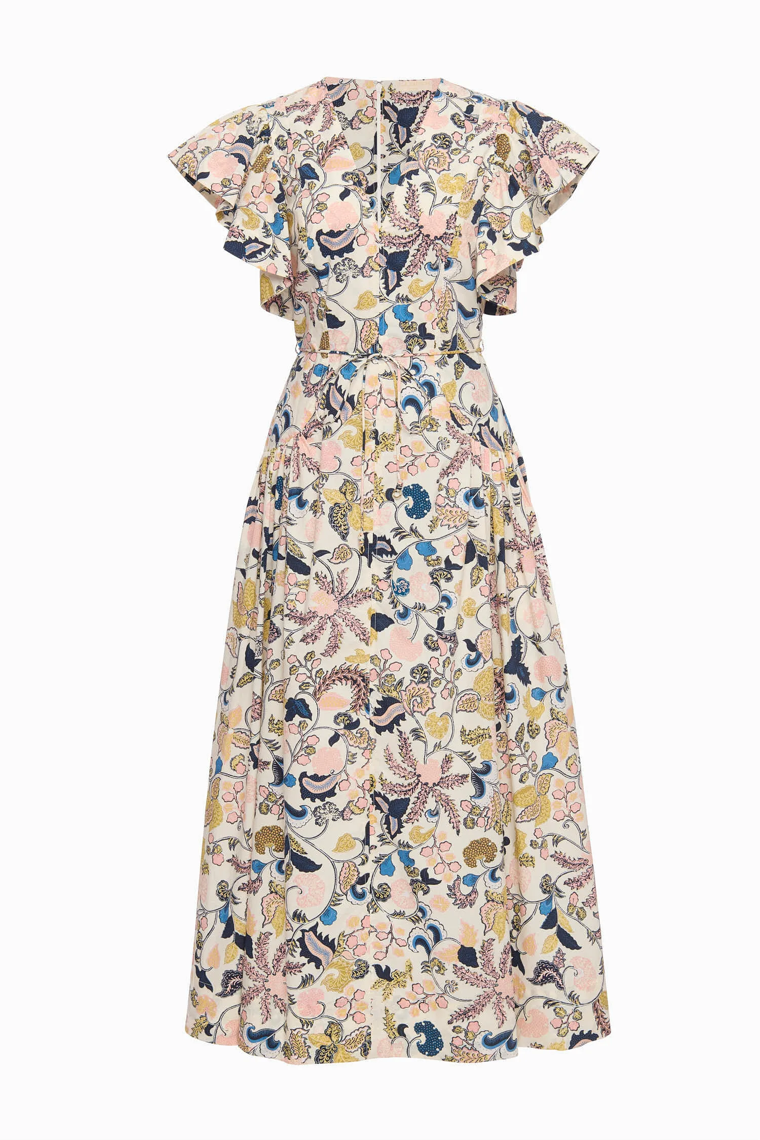 Darya Drop Waist Midi Dress - Magnolia korean vibe