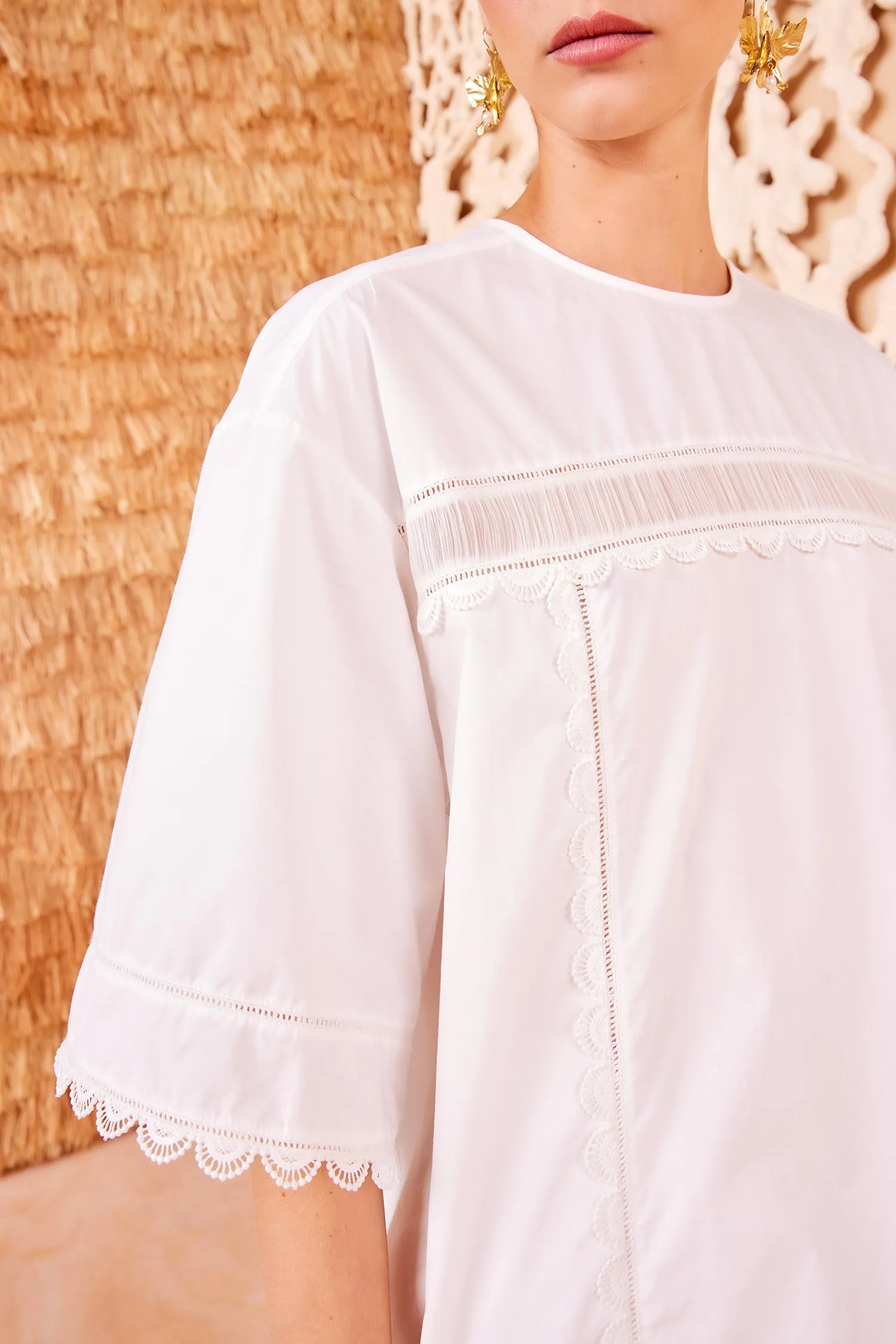 Diyana Tunic - Cowrie boho tone