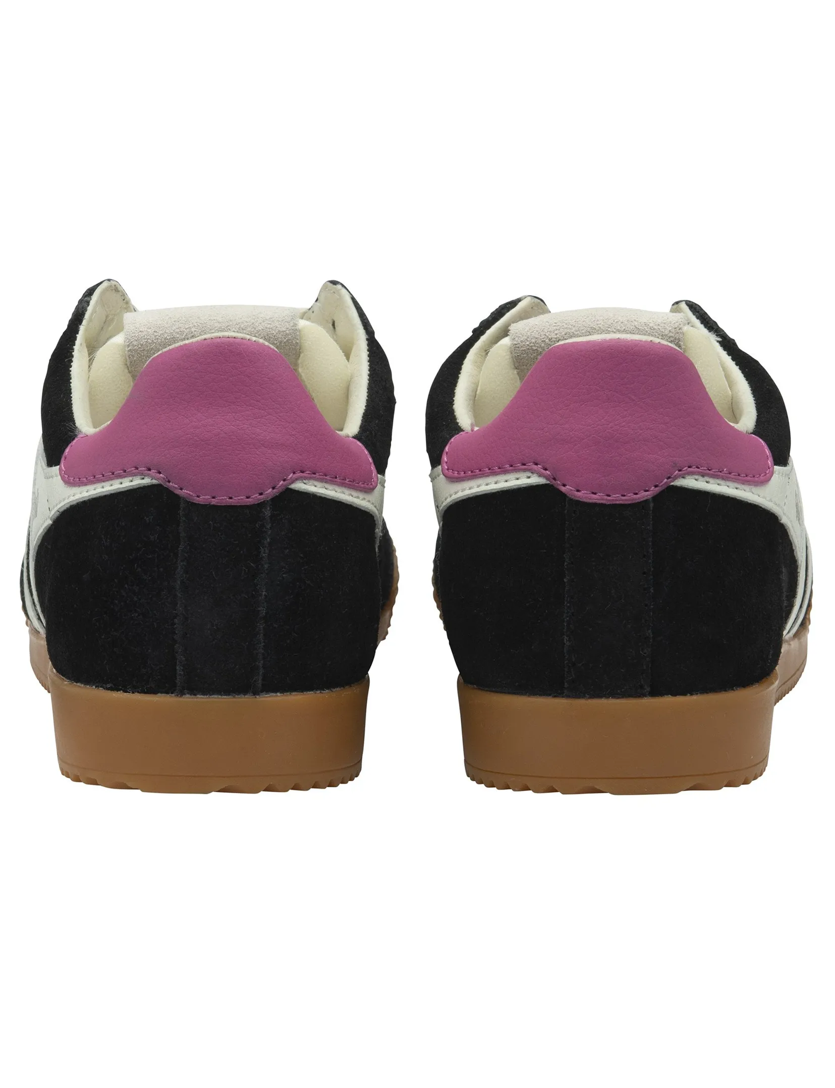 Elan Sneaker, Black/White/Fucshia walk safe