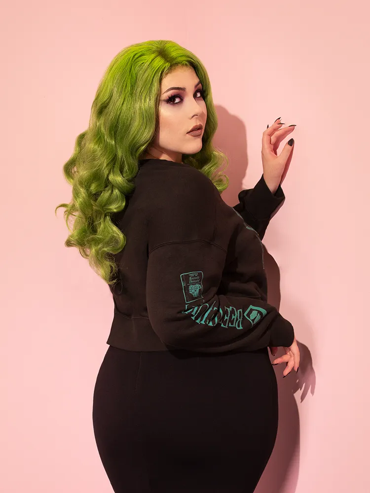 FINAL SALE - BEETLEJUICE - Waiting Room Sweatshirt neck hug