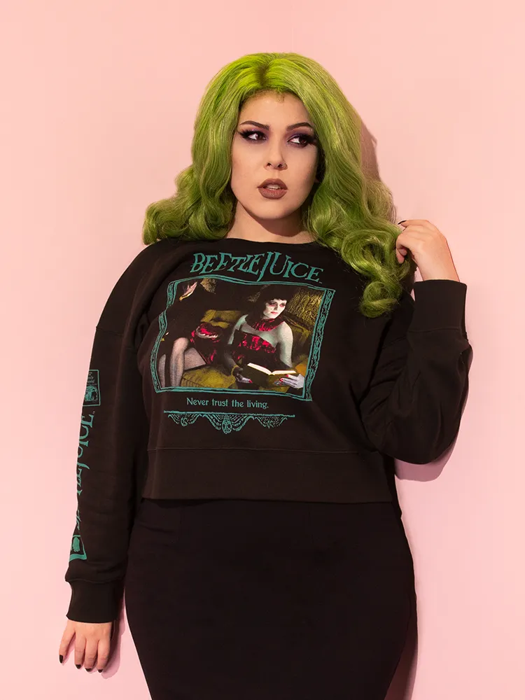 FINAL SALE - BEETLEJUICE - Waiting Room Sweatshirt neck hug