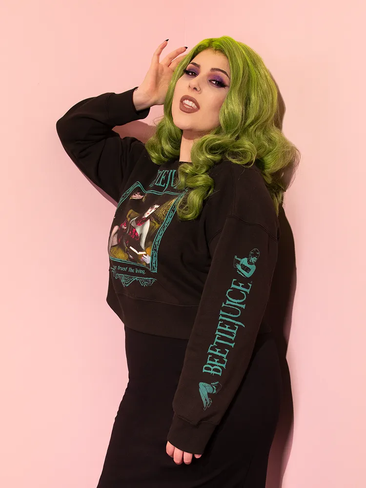 FINAL SALE - BEETLEJUICE - Waiting Room Sweatshirt neck hug