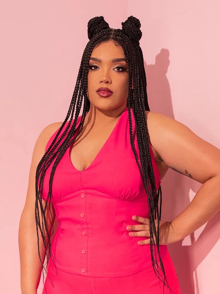 FINAL SALE - True Romance Top in Candy Pink - Vixen by Micheline Pitt nature hug