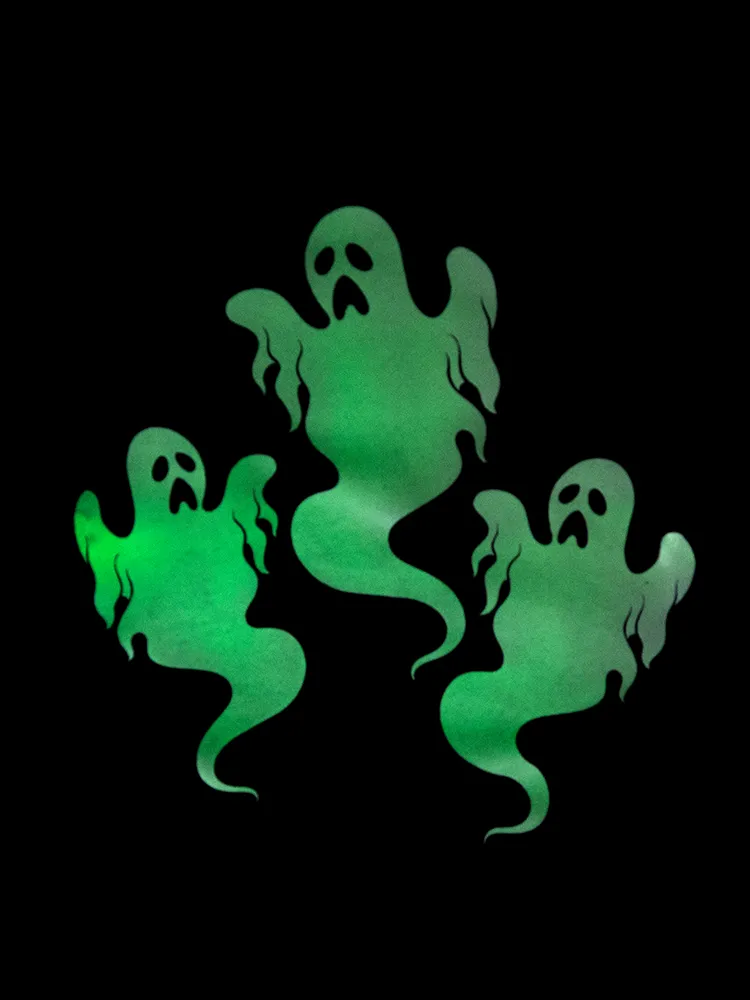 FINAL SALE - Wild Ways Vintage Top in Glow in the Dark Ghosts - Vixen by Micheline Pitt pocket keep