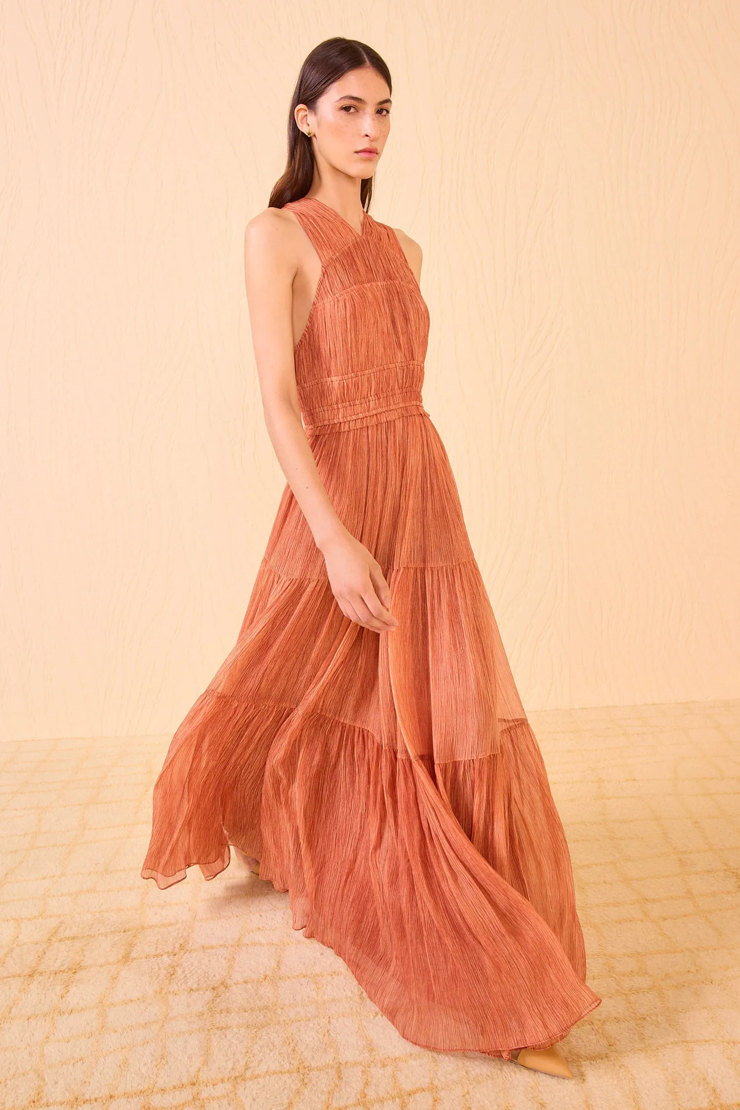 Freesia Gown - Saffron peace view