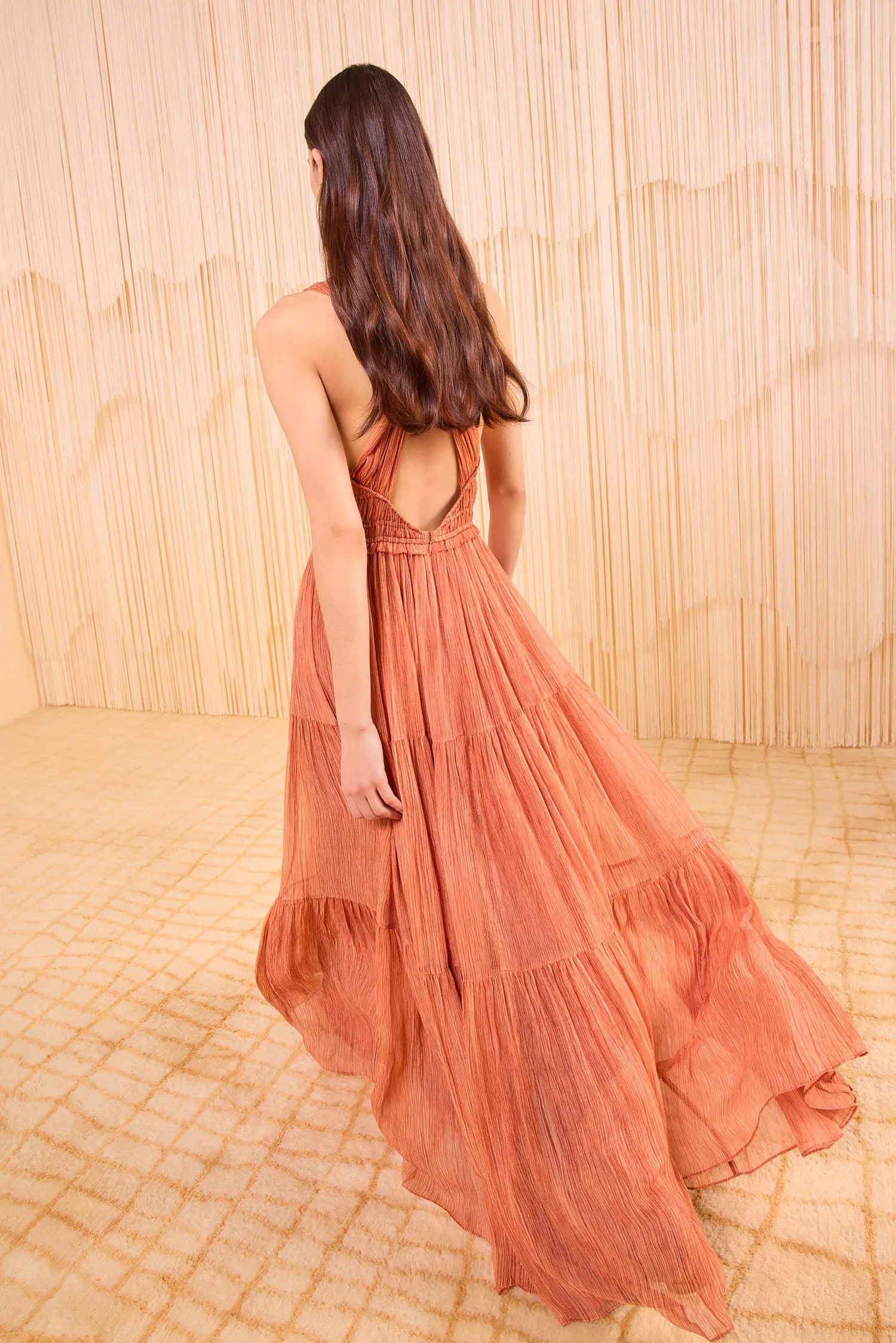 Freesia Gown - Saffron peace view